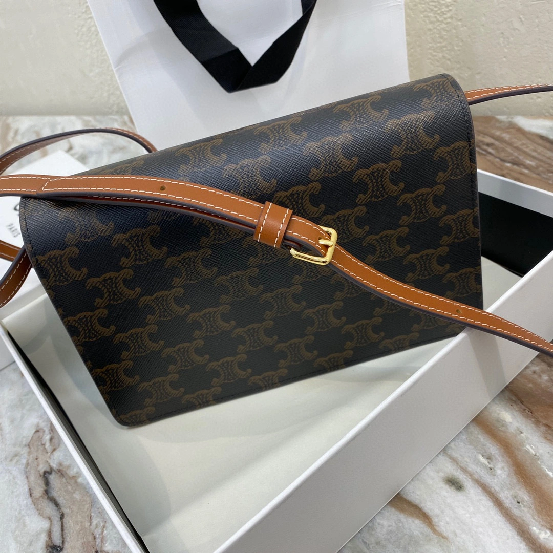 MOMO- high quality version 10D852CG9-04LU TRIOMPHE lambskin item：B-B000J1921C
