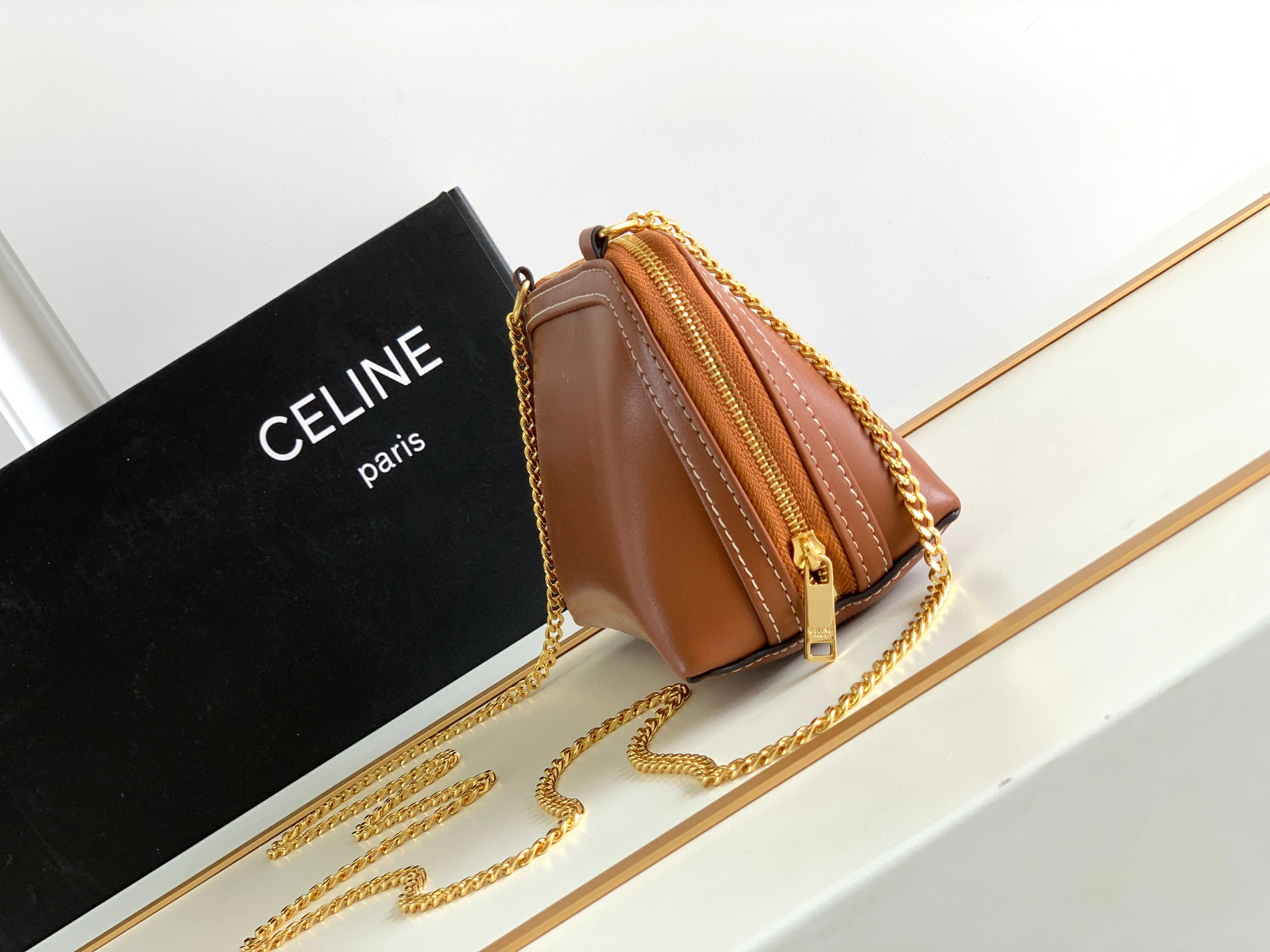 MOMO- high quality version 10E383DR8-04LU TRIOMPHE calfskin item：B-B564J3024C