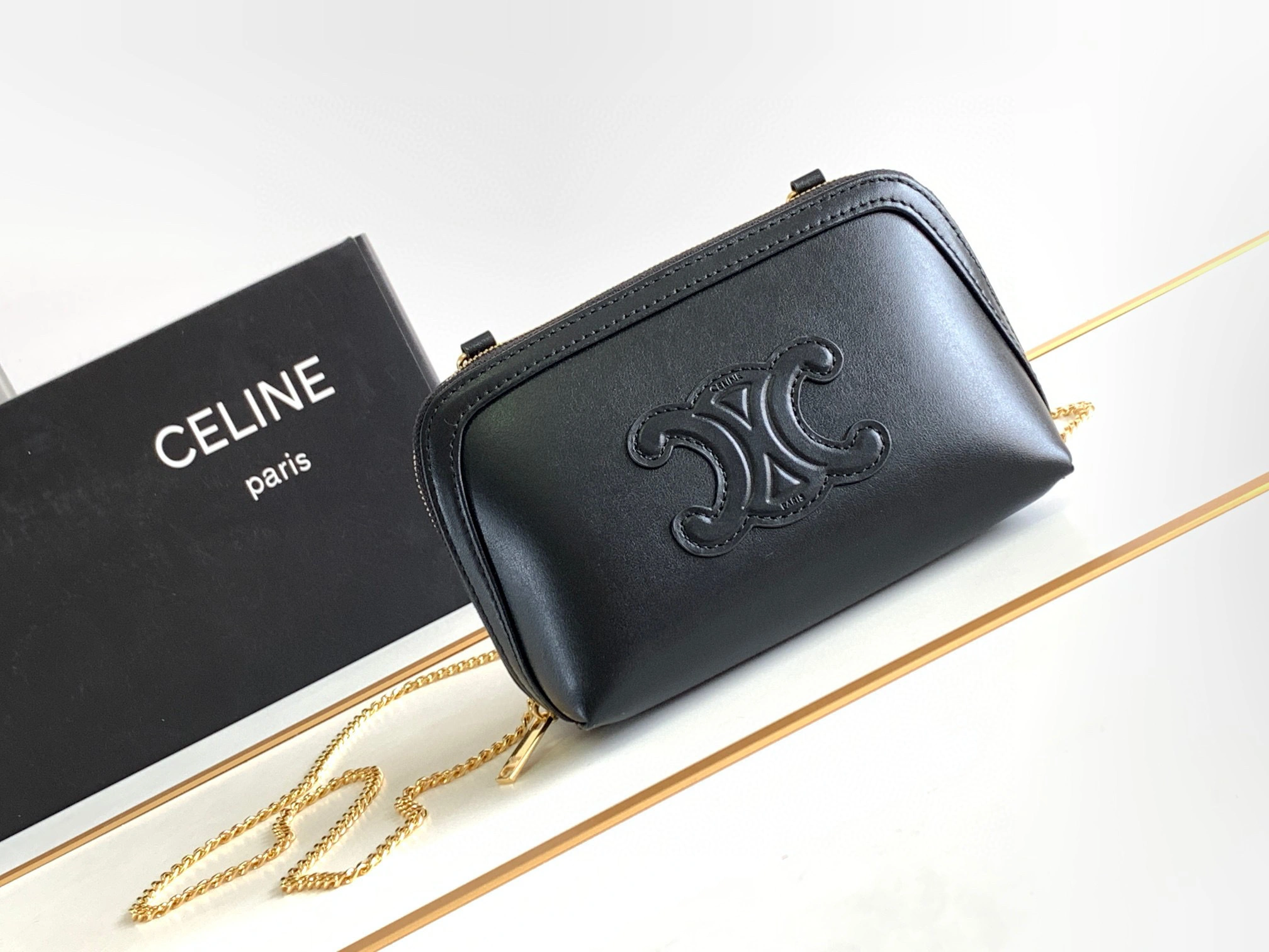 MOMO- high quality version 10E383DR8-38NO TRIOMPHE calfskin item：B-B564J3023C
