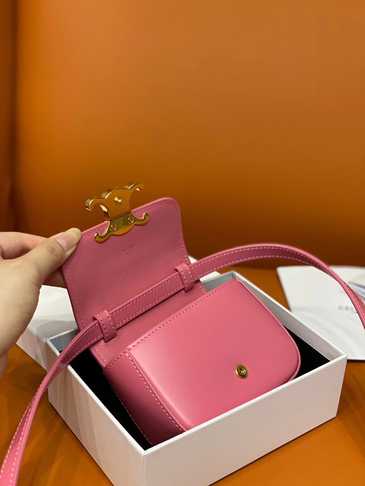 MOMO- high quality version 10I513DPV-25FO cowhide item：B-B564I1421C