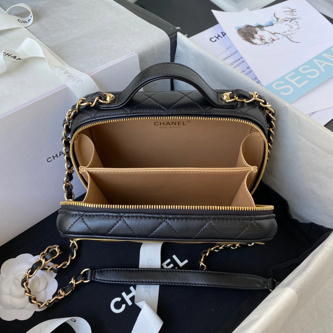 MOMO- high quality version 123 Vanity case calfskin item：B-B370J2801C