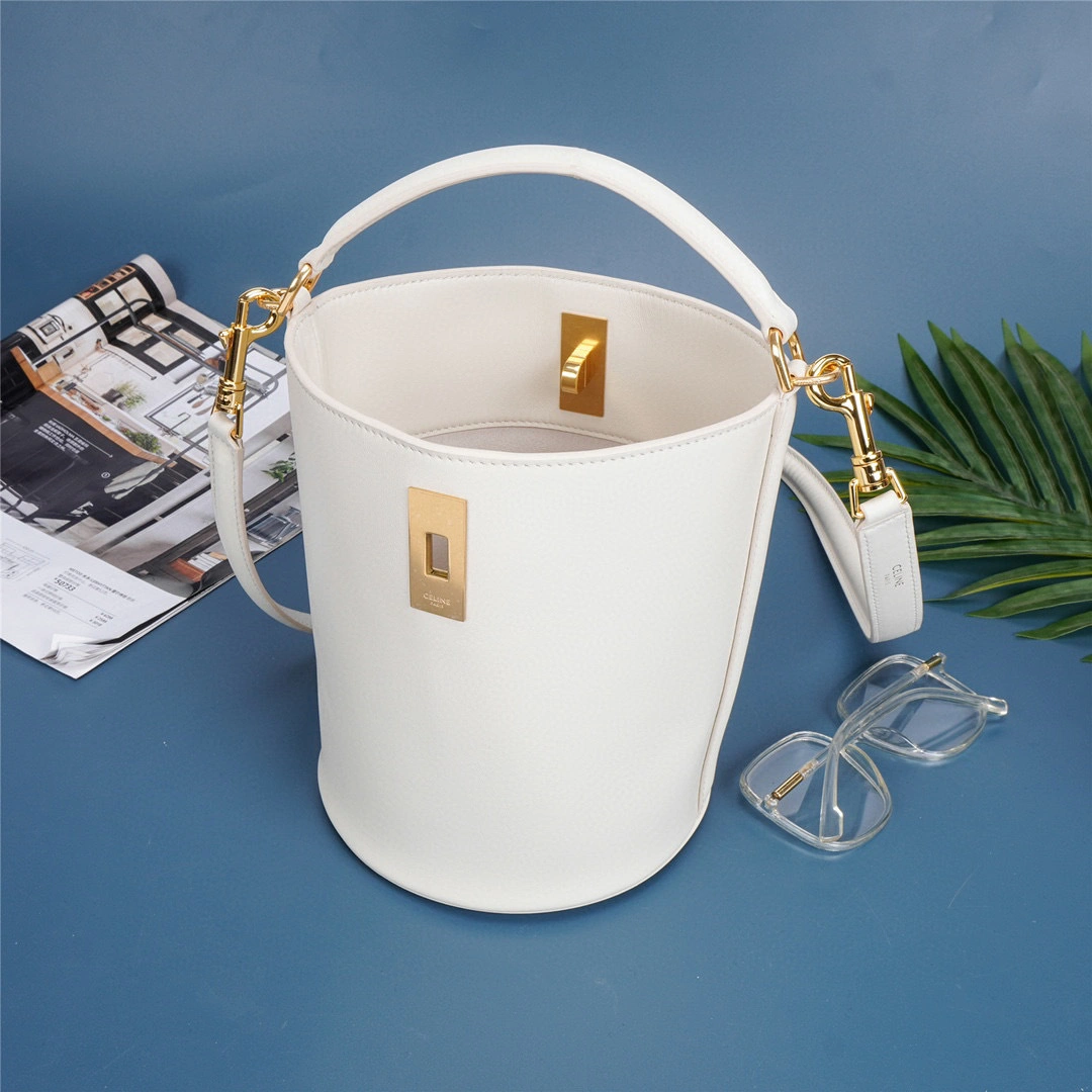 MOMO- high quality version 197573CR4-01RC TEEN BUCKET calfskin item：B-B000J2724C