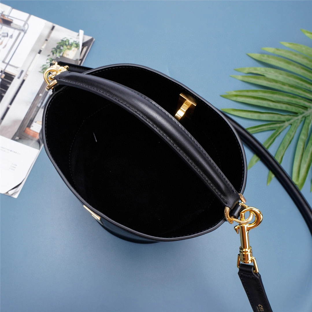 MOMO- high quality version 197573CR4-38NO TEEN BUCKET cowhide item：B-B000J2706C