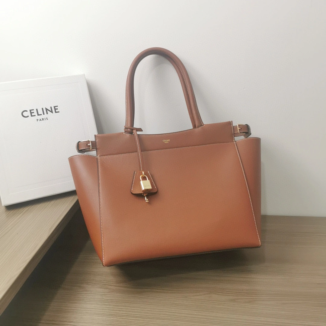 MOMO- high quality version 199773EHS-04LU Cabas calfskin item：B-B063H2519C