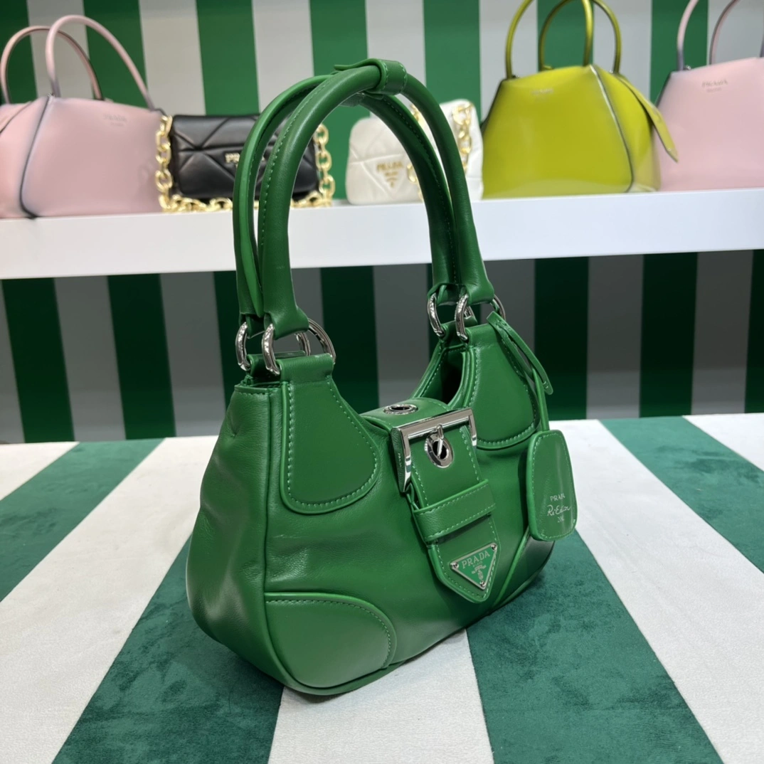 MOMO- high quality version 1BA381_2DYI_F0458_V_OOM Moon Bag item：C-B000D0419C