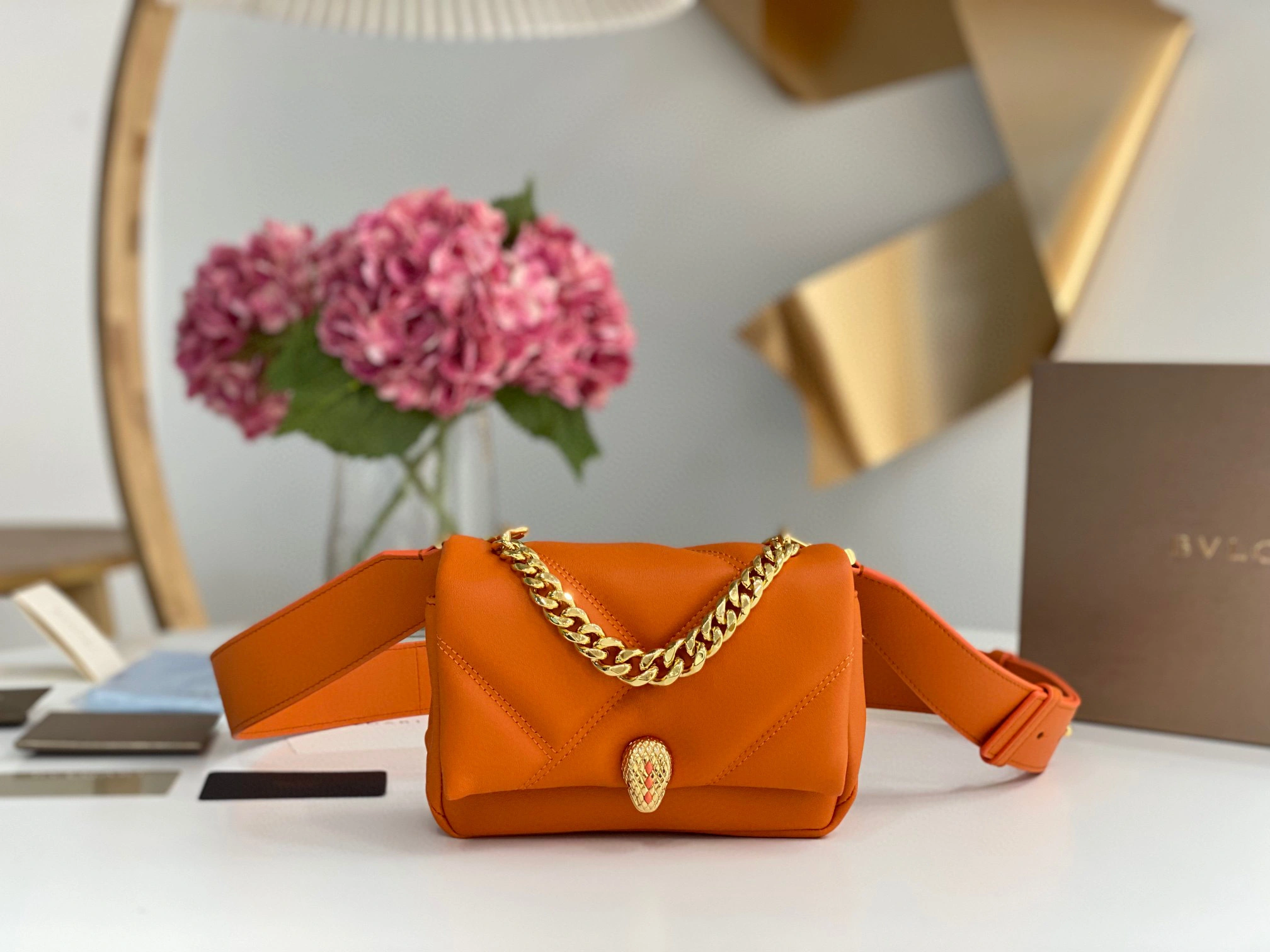 MOMO- high quality version 291485 Serpenti Cabochon calfskin item：B-B063G3017C