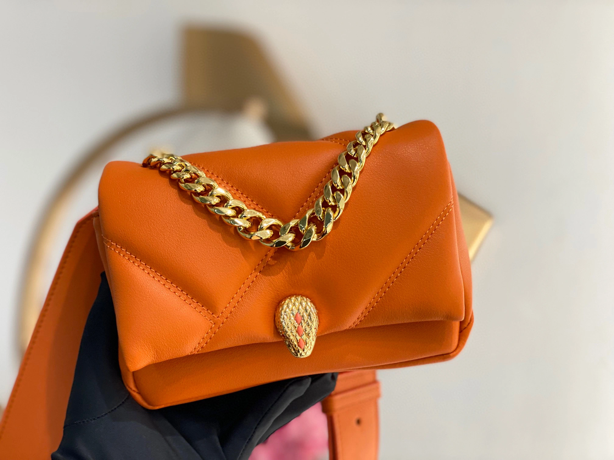 MOMO- high quality version 291485 Serpenti Cabochon calfskin item：B-B063G3017C