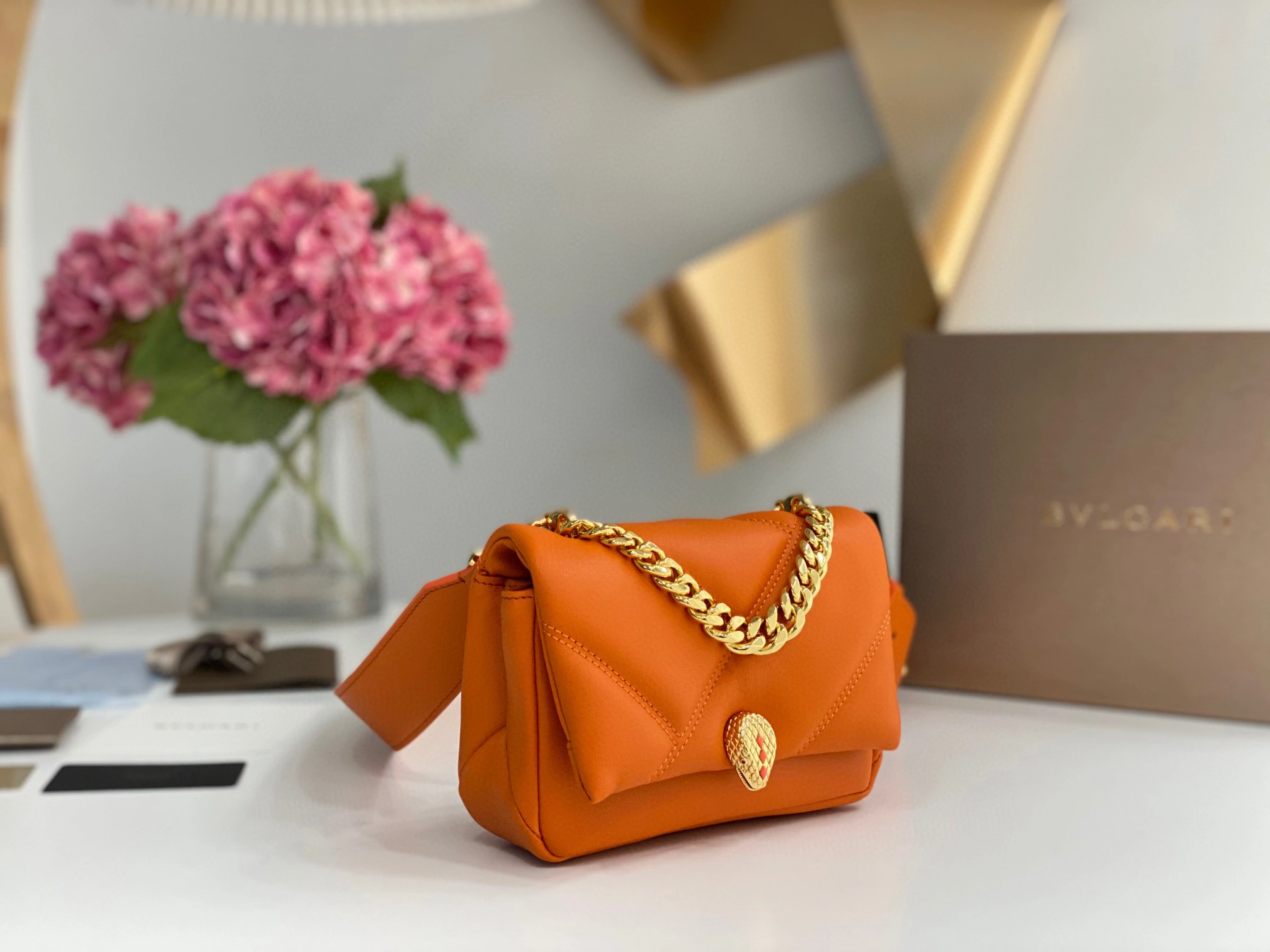 MOMO- high quality version 291485 Serpenti Cabochon calfskin item：B-B063G3017C