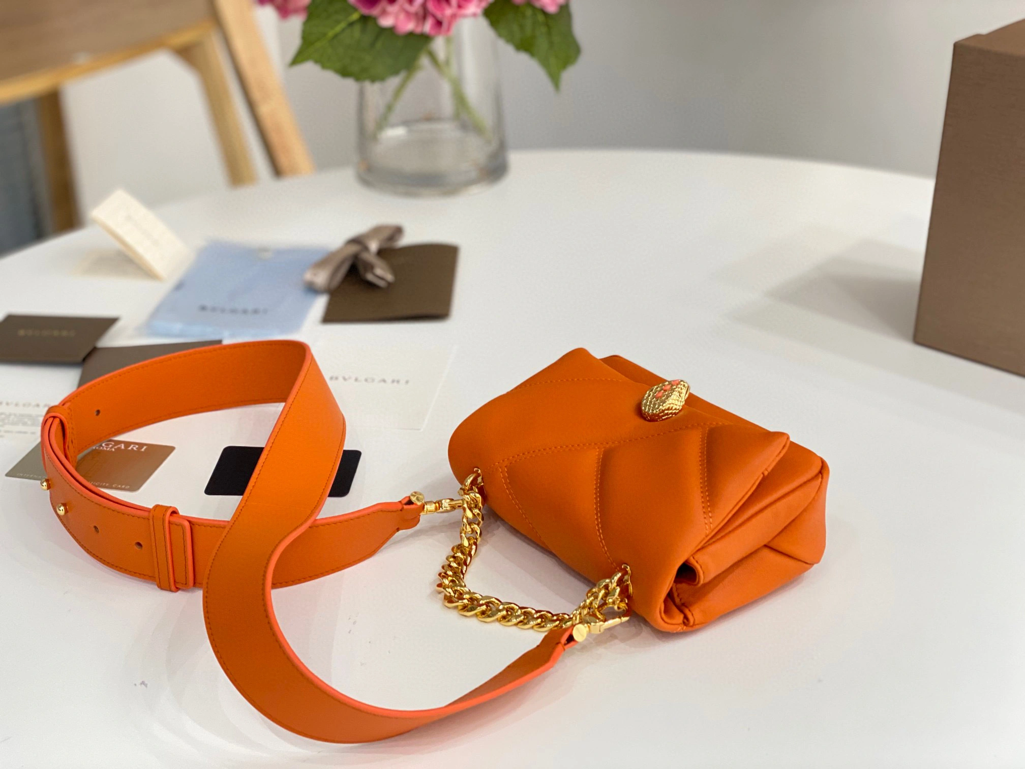 MOMO- high quality version 291485 Serpenti Cabochon calfskin item：B-B063G3017C