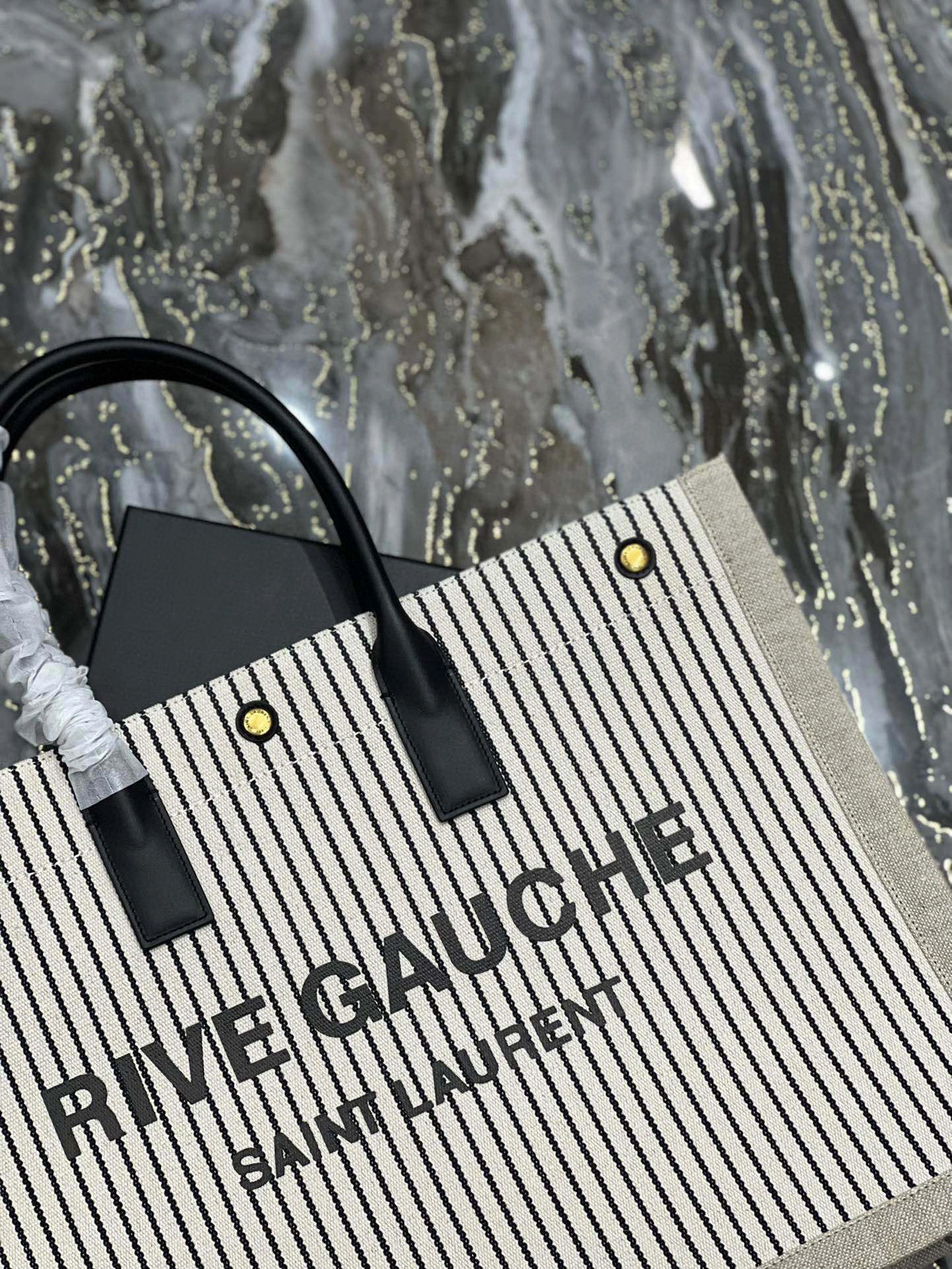 MOMO- high quality version 499290FAADH9580 Rive Gauche Tote Bag item：B-B000I0514C