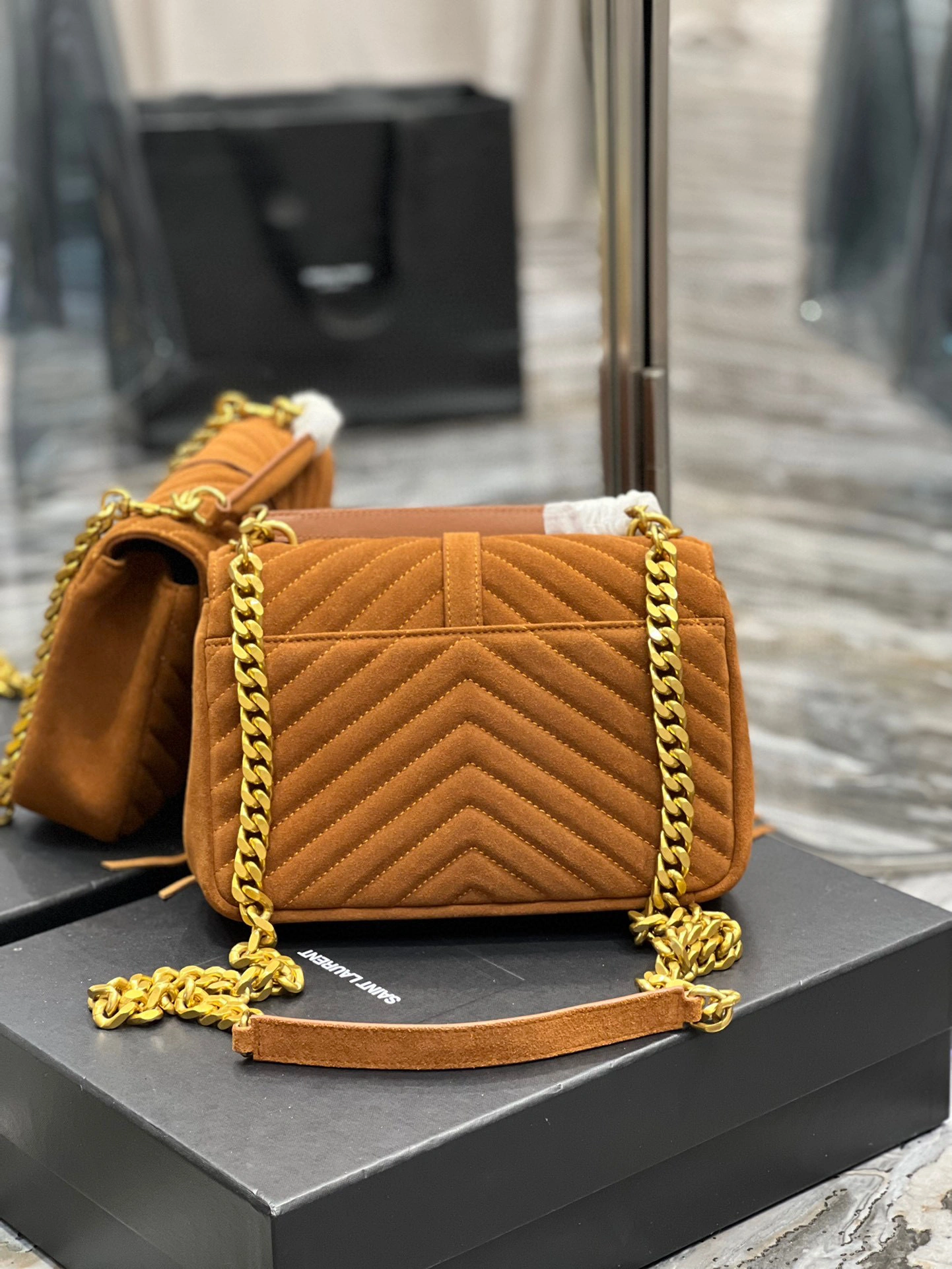 &MOMO- high quality version 531705-0U0K7-7761 Monogram college item：B-B597I0616C