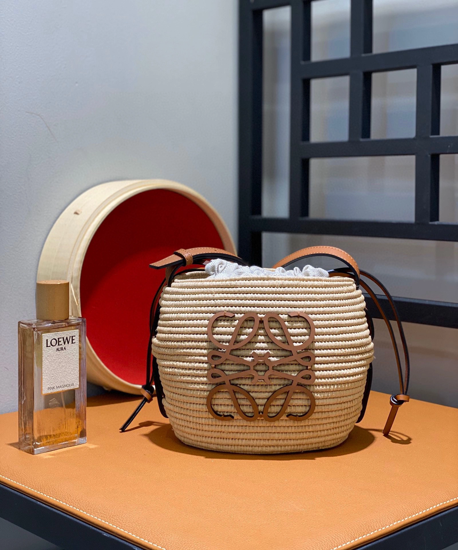 MOMO- high quality version A223Z48X03-2435 Basket calfskin item：B-B063H0344C