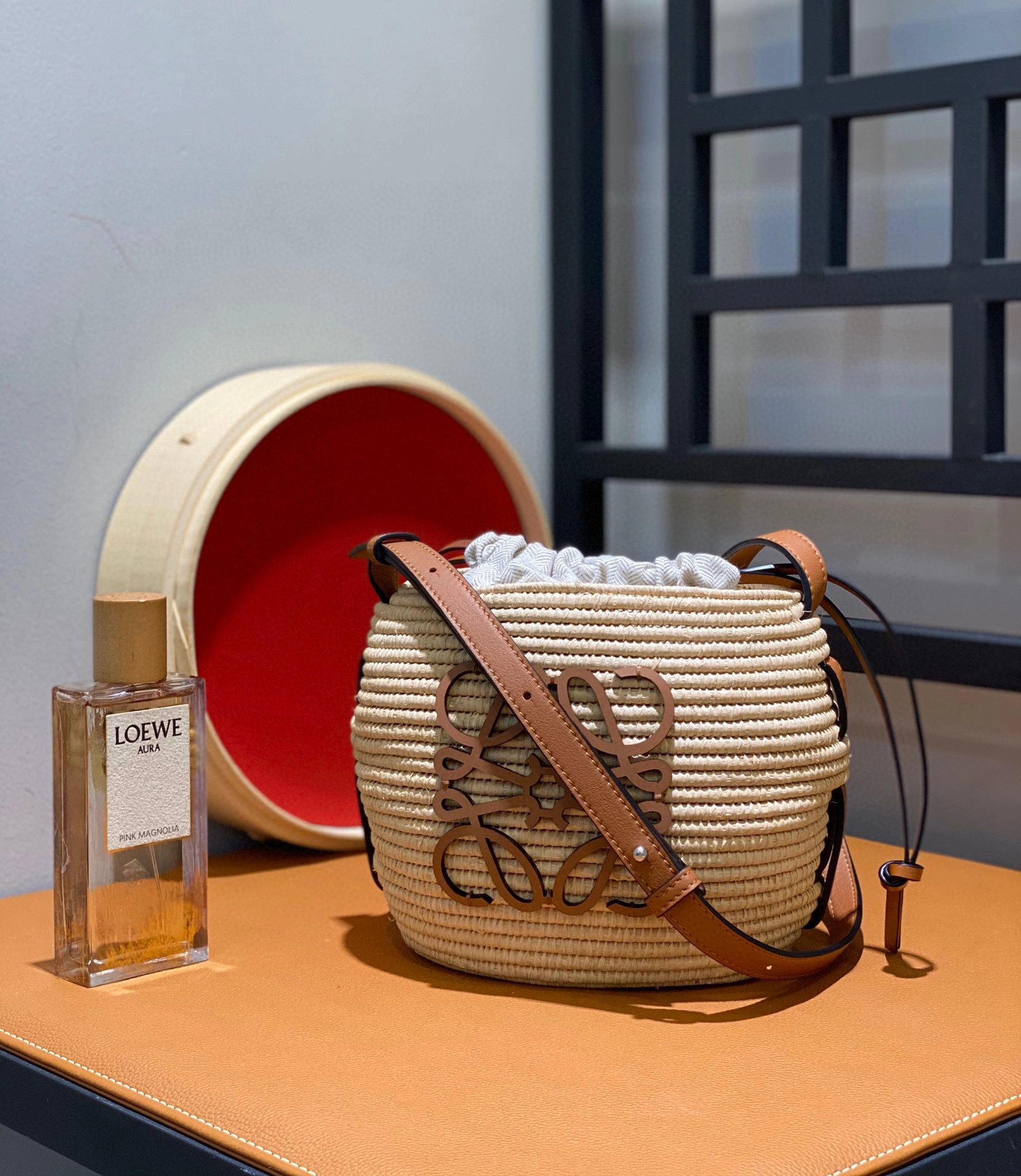 MOMO- high quality version A223Z48X03-2435 Basket calfskin item：B-B063H0344C