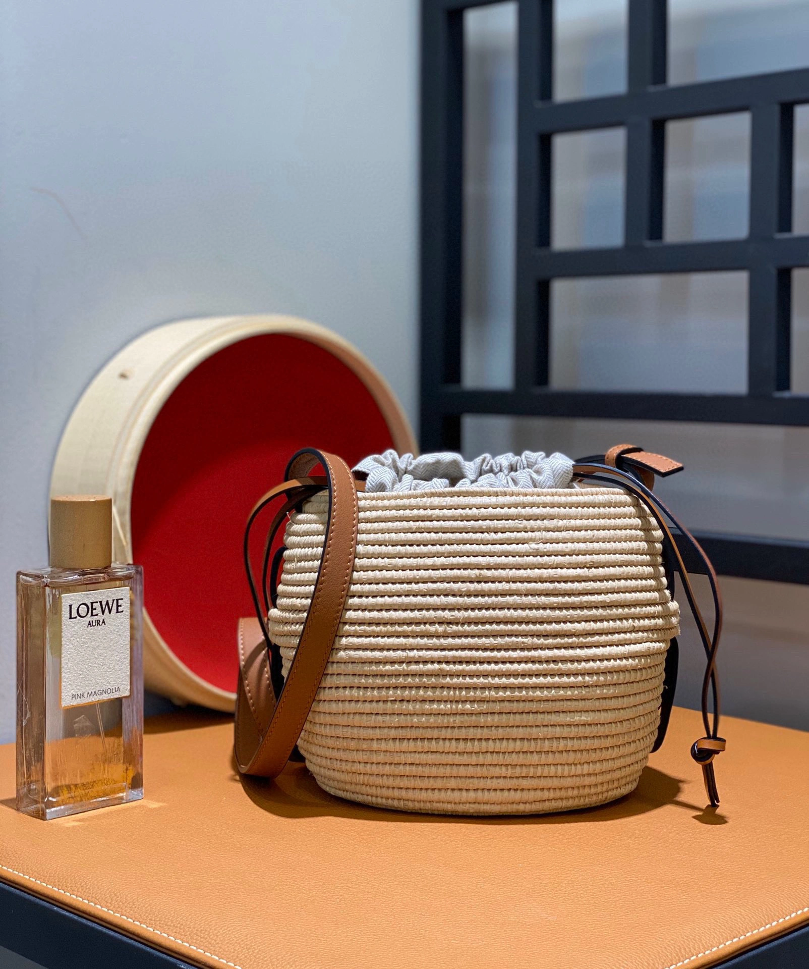 MOMO- high quality version A223Z48X03-2435 Basket calfskin item：B-B063H0344C