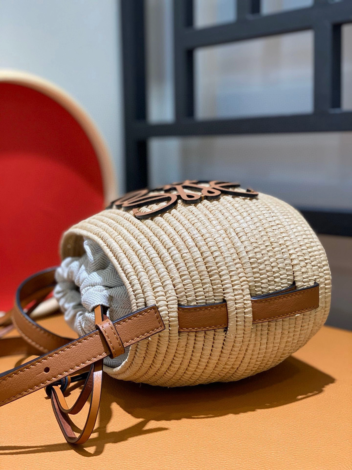 MOMO- high quality version A223Z48X03-2435 Basket calfskin item：B-B063H0344C