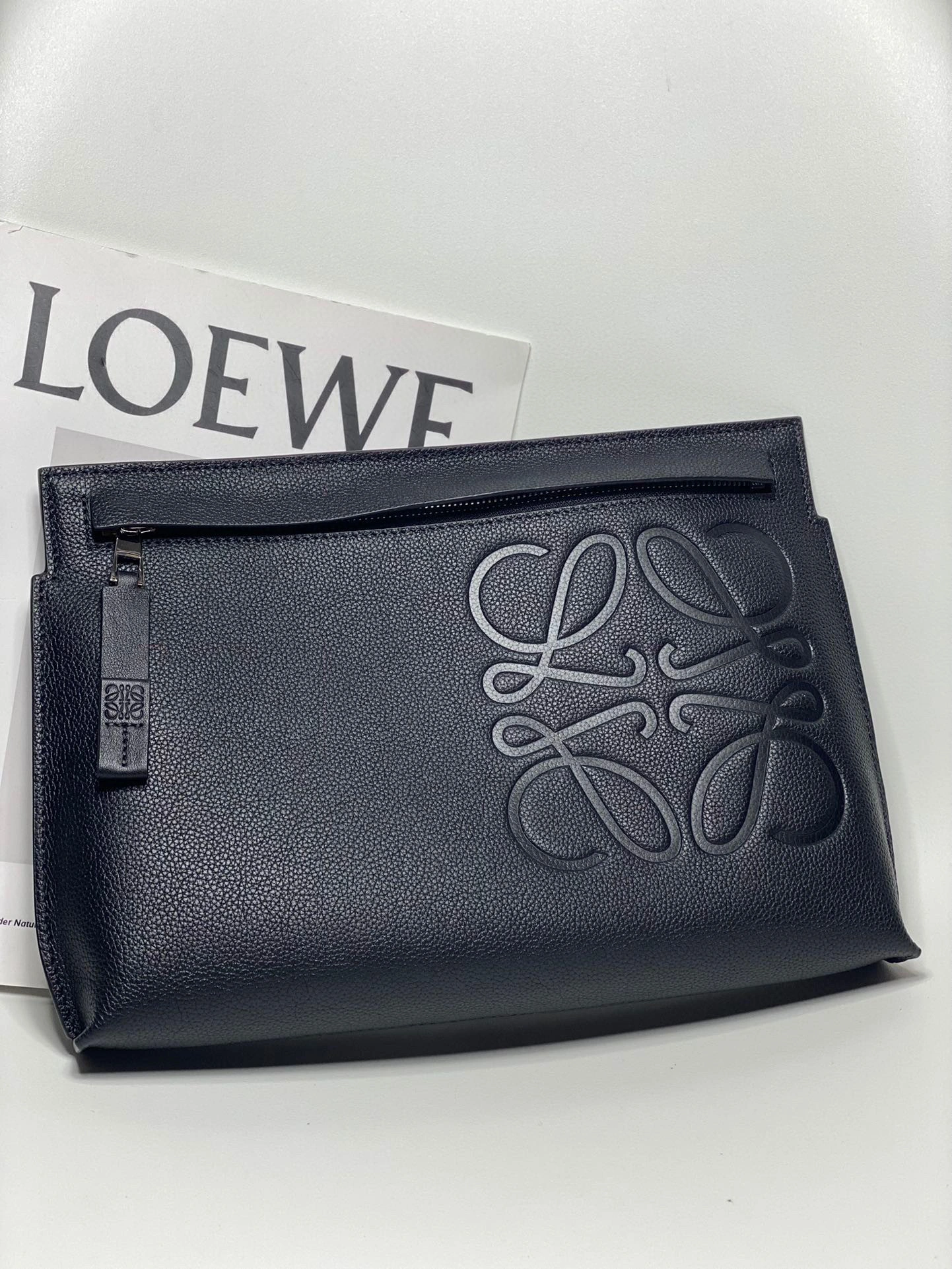 MOMO- high quality version C500W05X01-1100 T pouch calfskin item：B-B000J2924C