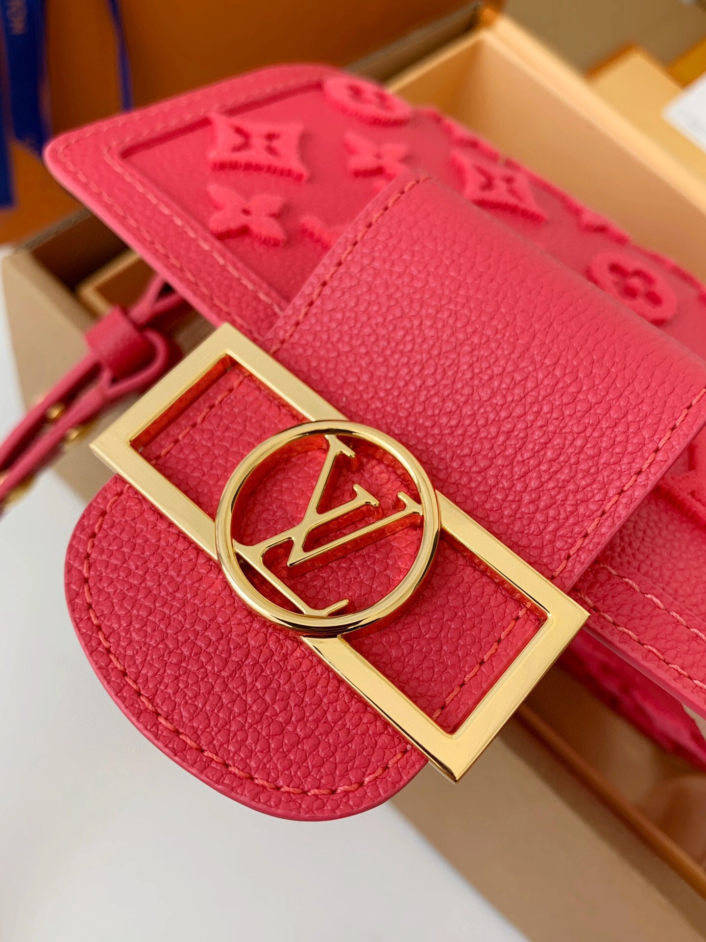 MOMO- high quality version M20747 DAUPHINE calfskin item：B-B000K1822C