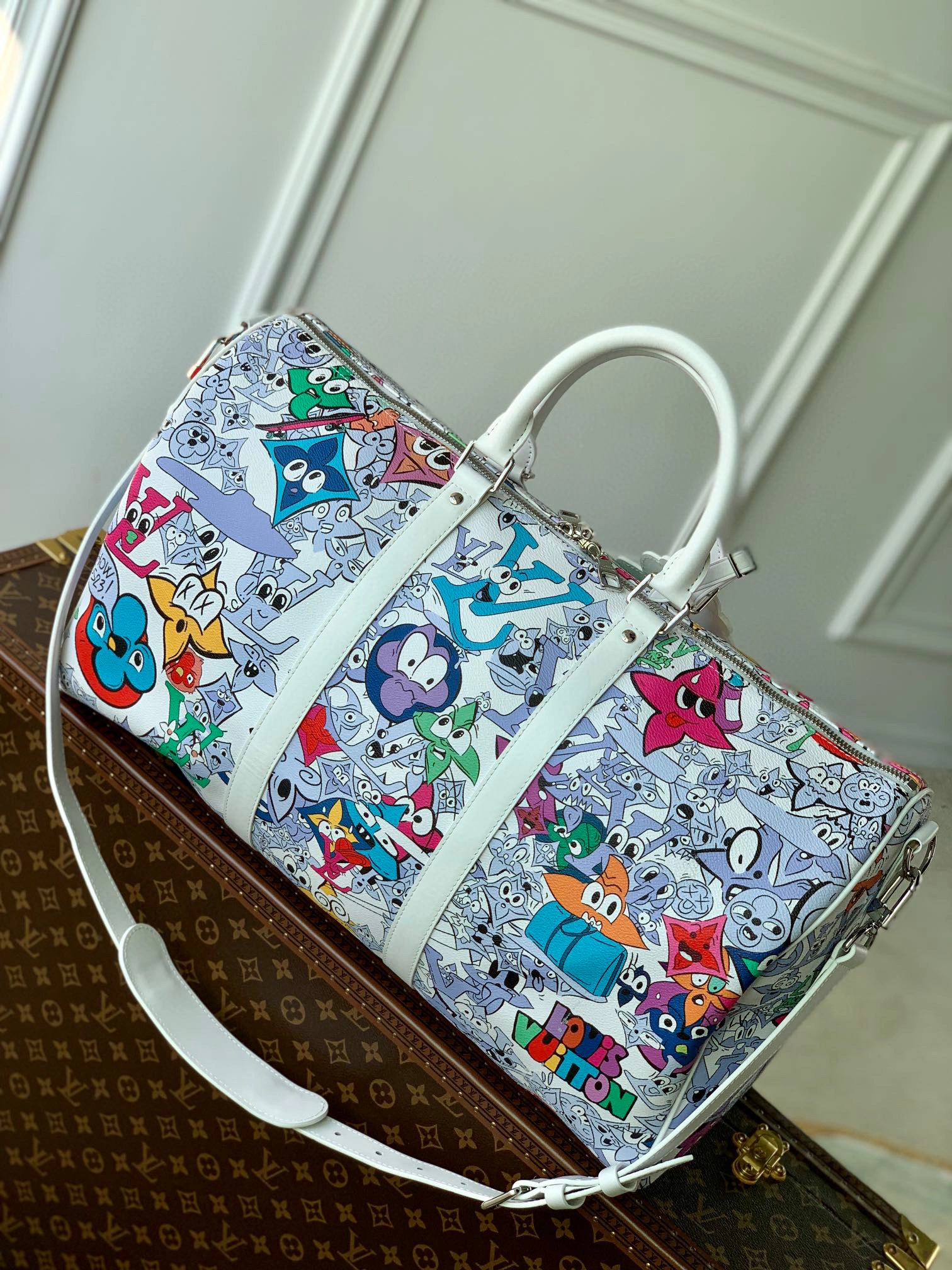 MOMO- high quality version M21863 KEEPALL BANDOULIÈRE 50 item：C-B000A1411C