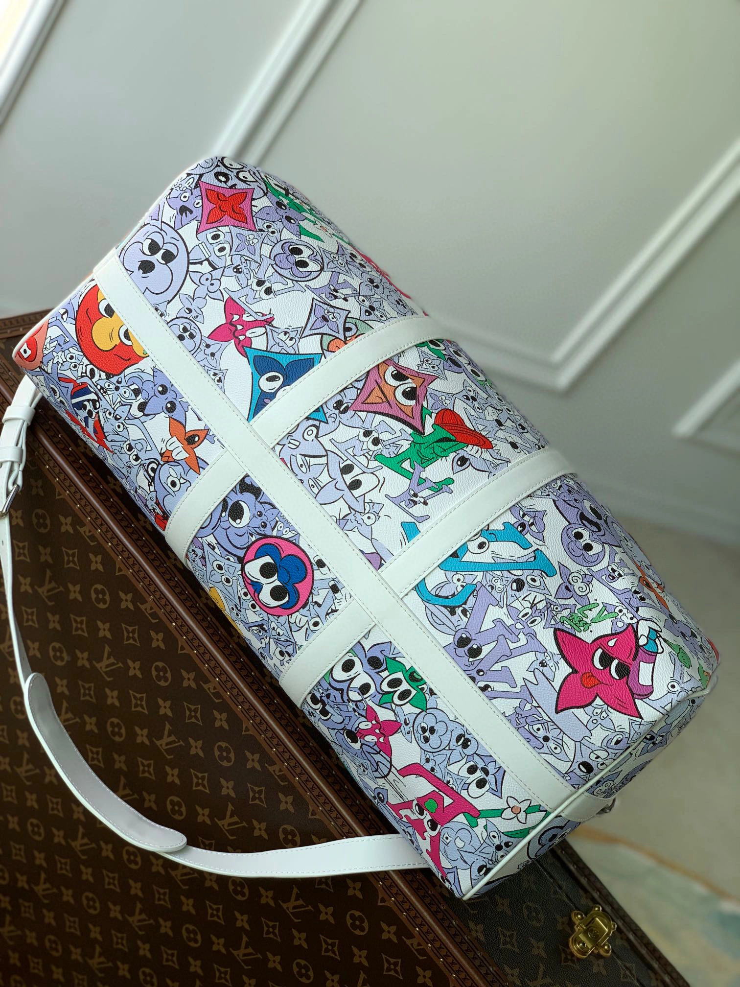 MOMO- high quality version M21863 KEEPALL BANDOULIÈRE 50 item：C-B000A1411C