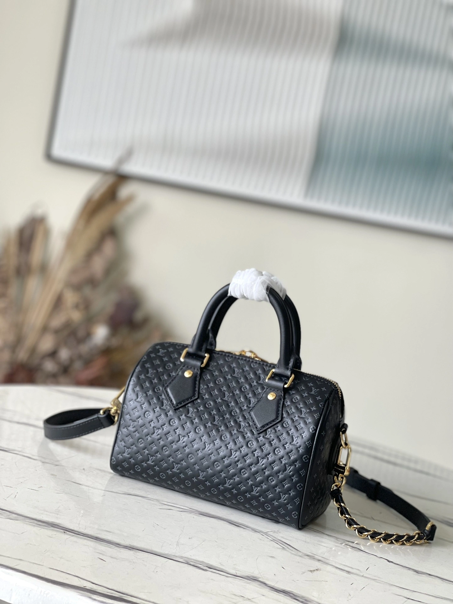 MOMO- high quality version M22595 Nanogram Speedy 20 cowhide item：C-B000C1801C