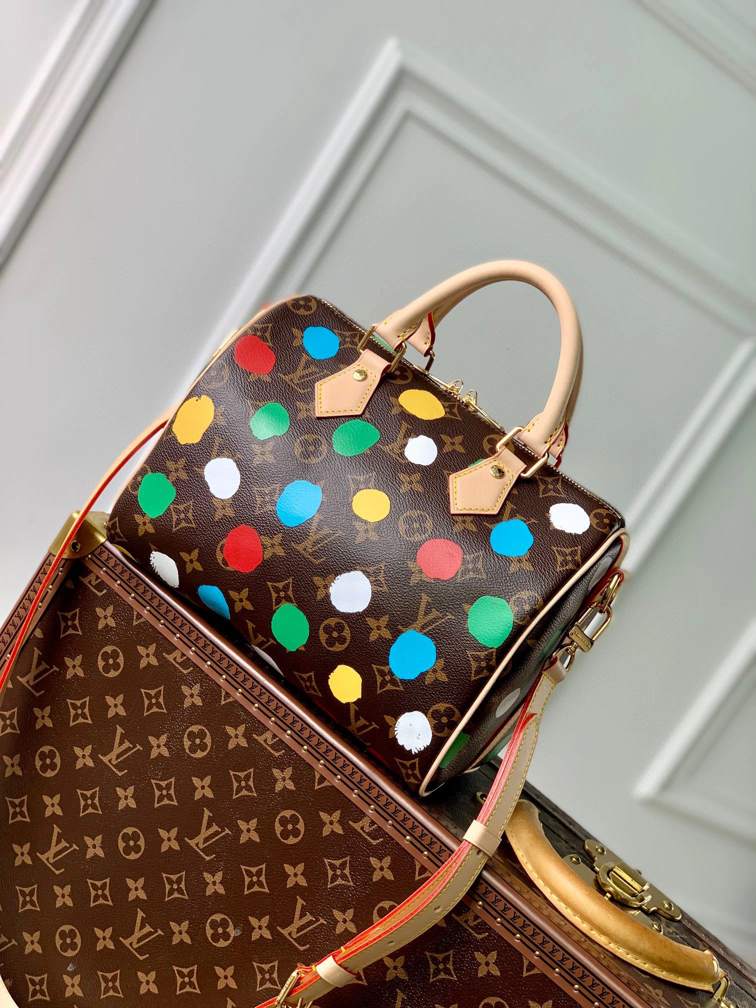 MOMO- high quality version M46433 Speedy Bandoulière 25 item：C-B000A1415C