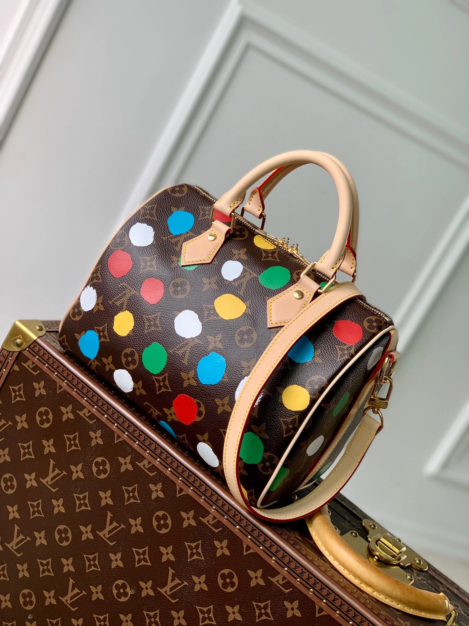 MOMO- high quality version M46433 Speedy Bandoulière 25 item：C-B000A1415C