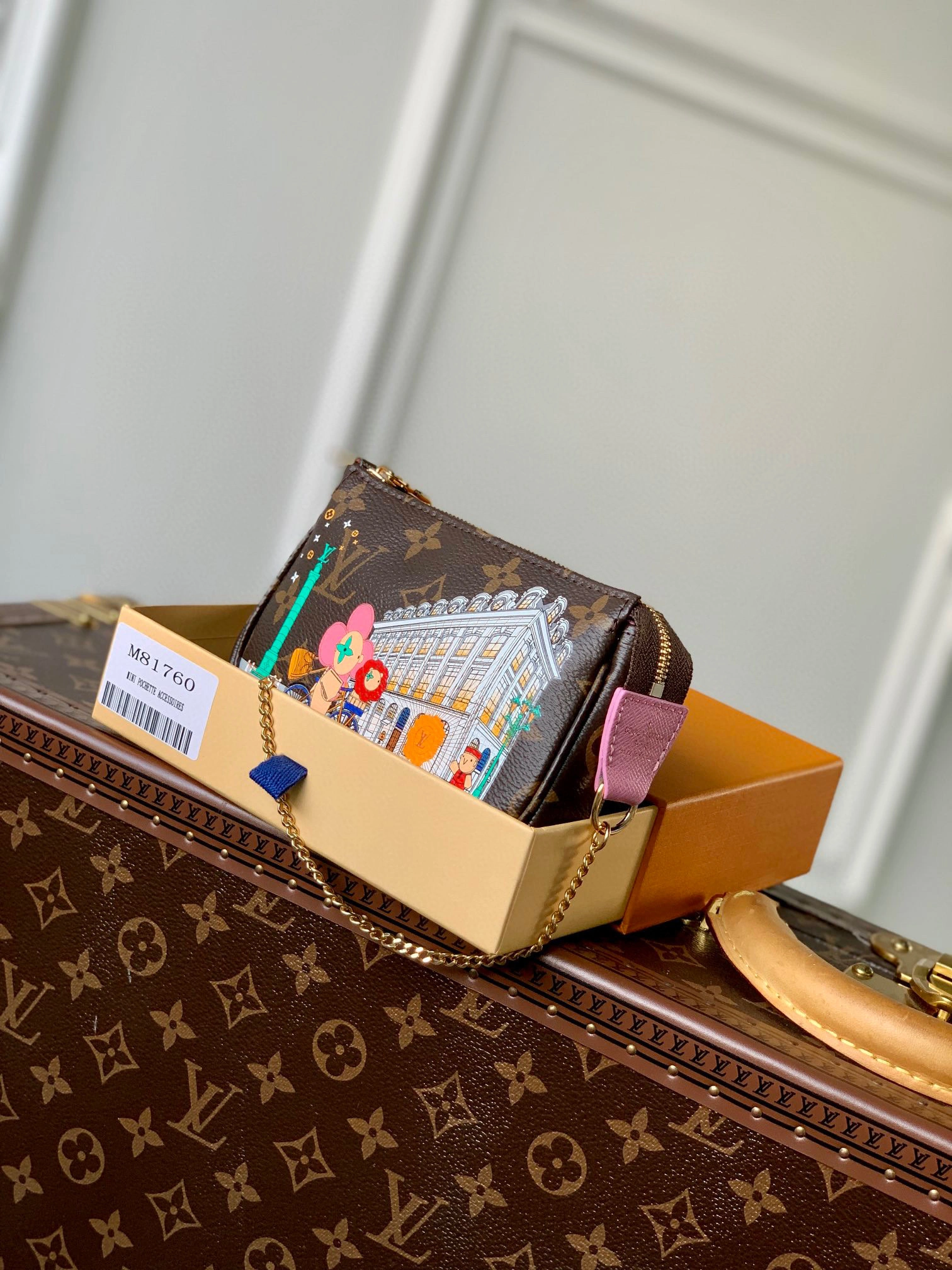 MOMO- high quality version M81760 Mini Pochette Accessoires item：B-B106K0510C