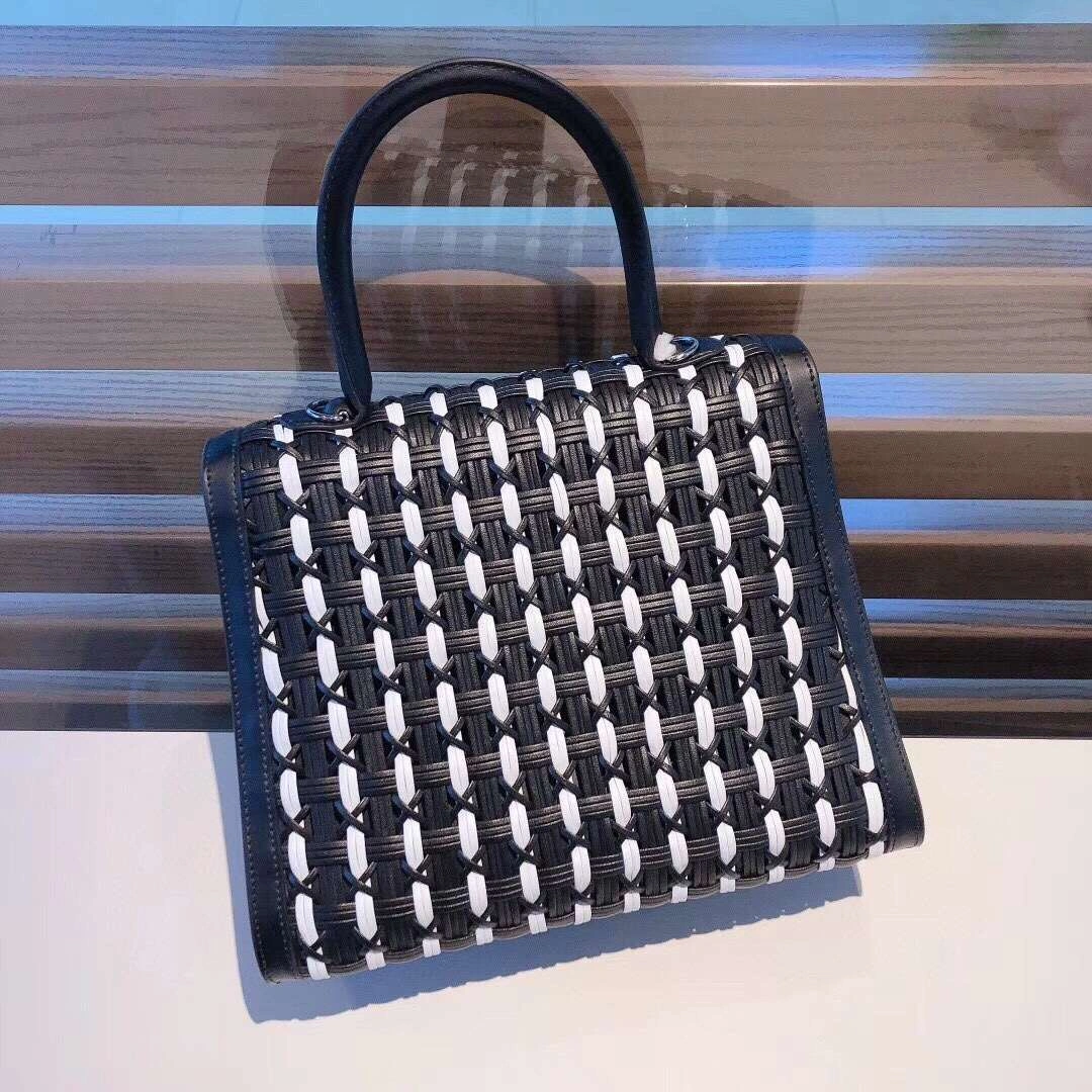 MoMo-- brillant cowhide 2 colour item :177B22D2410-2