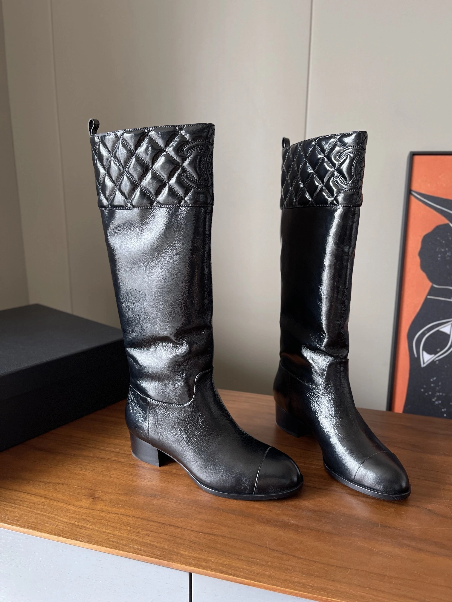 COCO-- 3h1958 G45201 B13884 94305 cowhide sheepskin Heel height:4cm item:E-X003L1229B