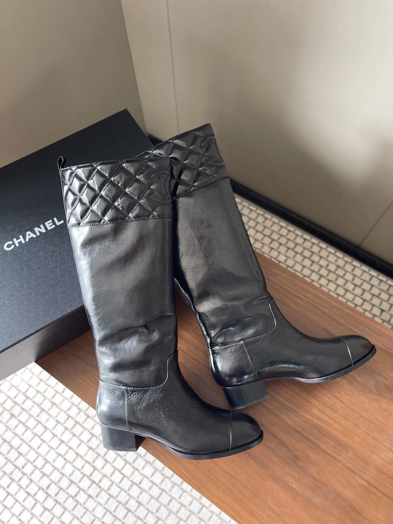 COCO-- 3h1958 G45201 B13884 94305 cowhide sheepskin Heel height:4cm item:E-X003L1229B