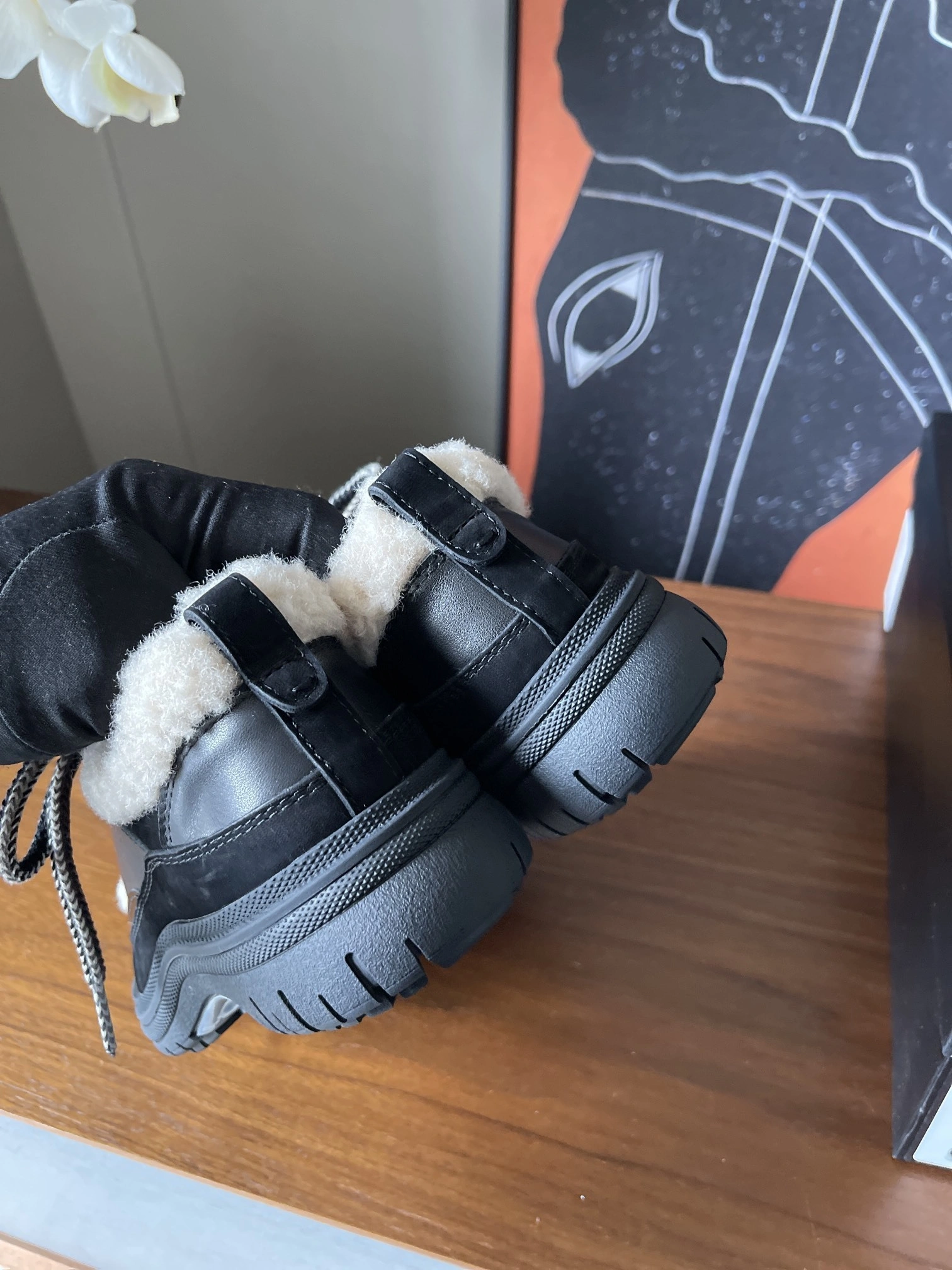 COCO-- 3h1958 G46735 B21628 U3087 cowhide sheepskin Thick soles：4CM item:E-X003J2924T