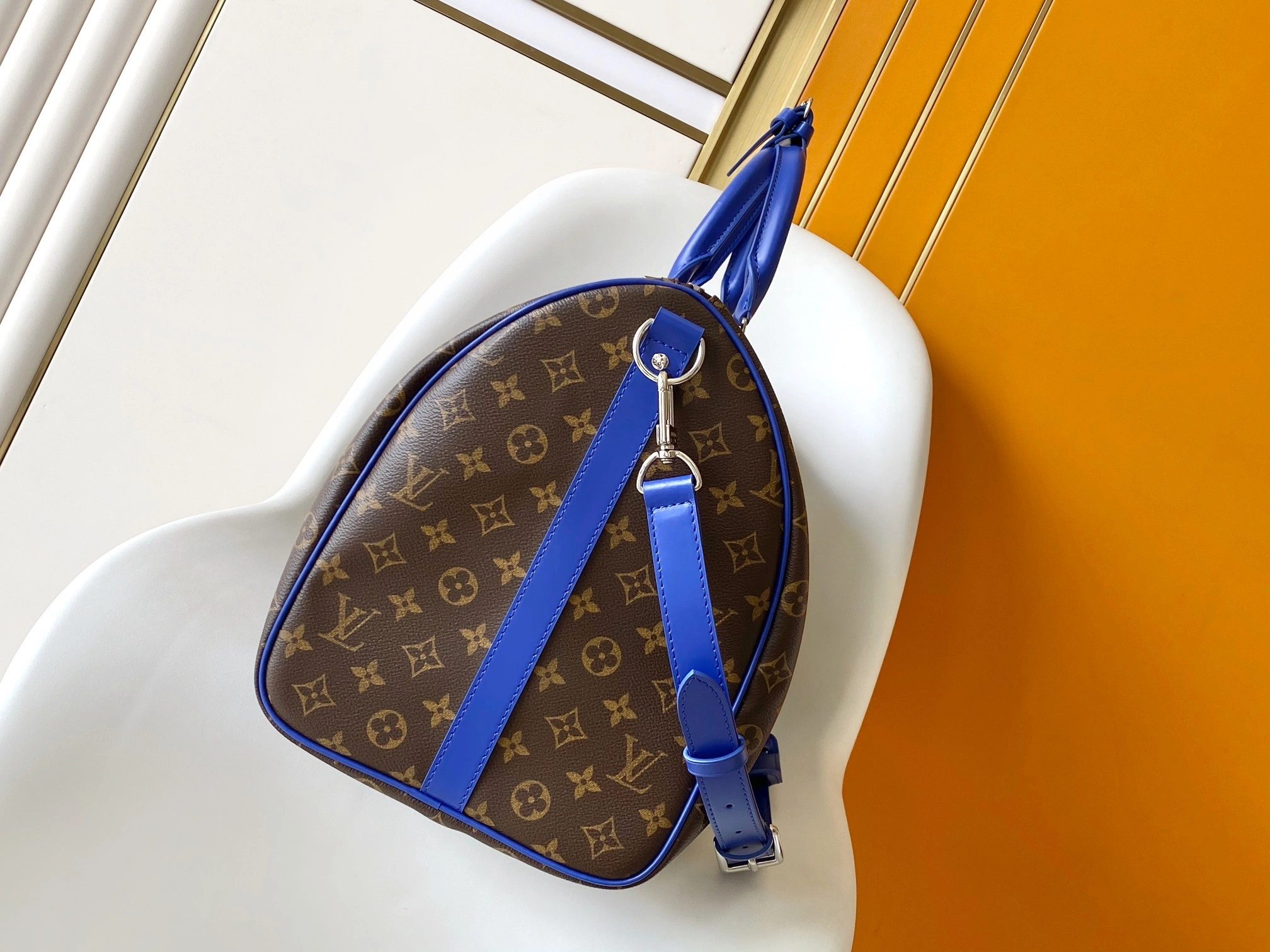 MOMO-- 8V M12633 high quality version Keepall Bandoulière 50 cowhide item:E-B000I1006