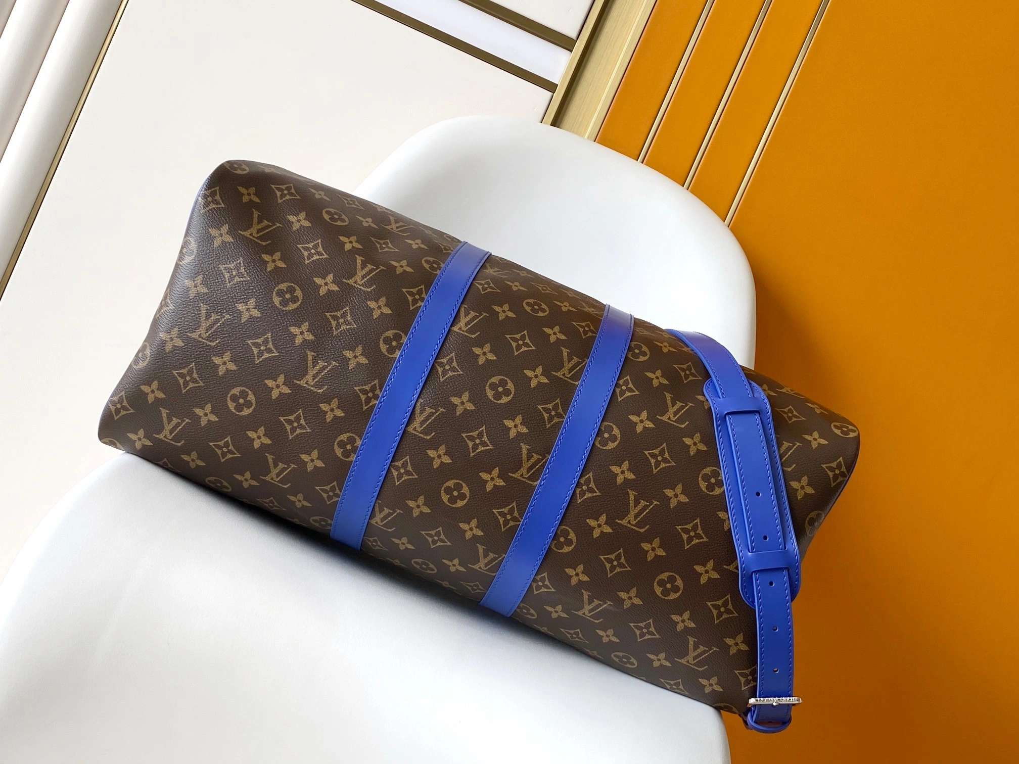 MOMO-- 8V M12633 high quality version Keepall Bandoulière 50 cowhide item:E-B000I1006