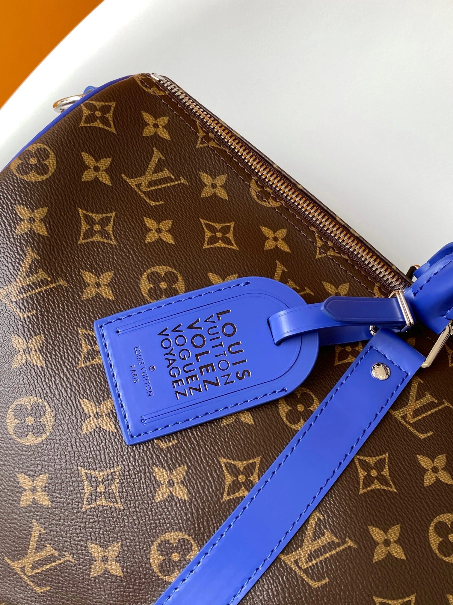 MOMO-- 8V M12633 high quality version Keepall Bandoulière 50 cowhide item:E-B000I1006