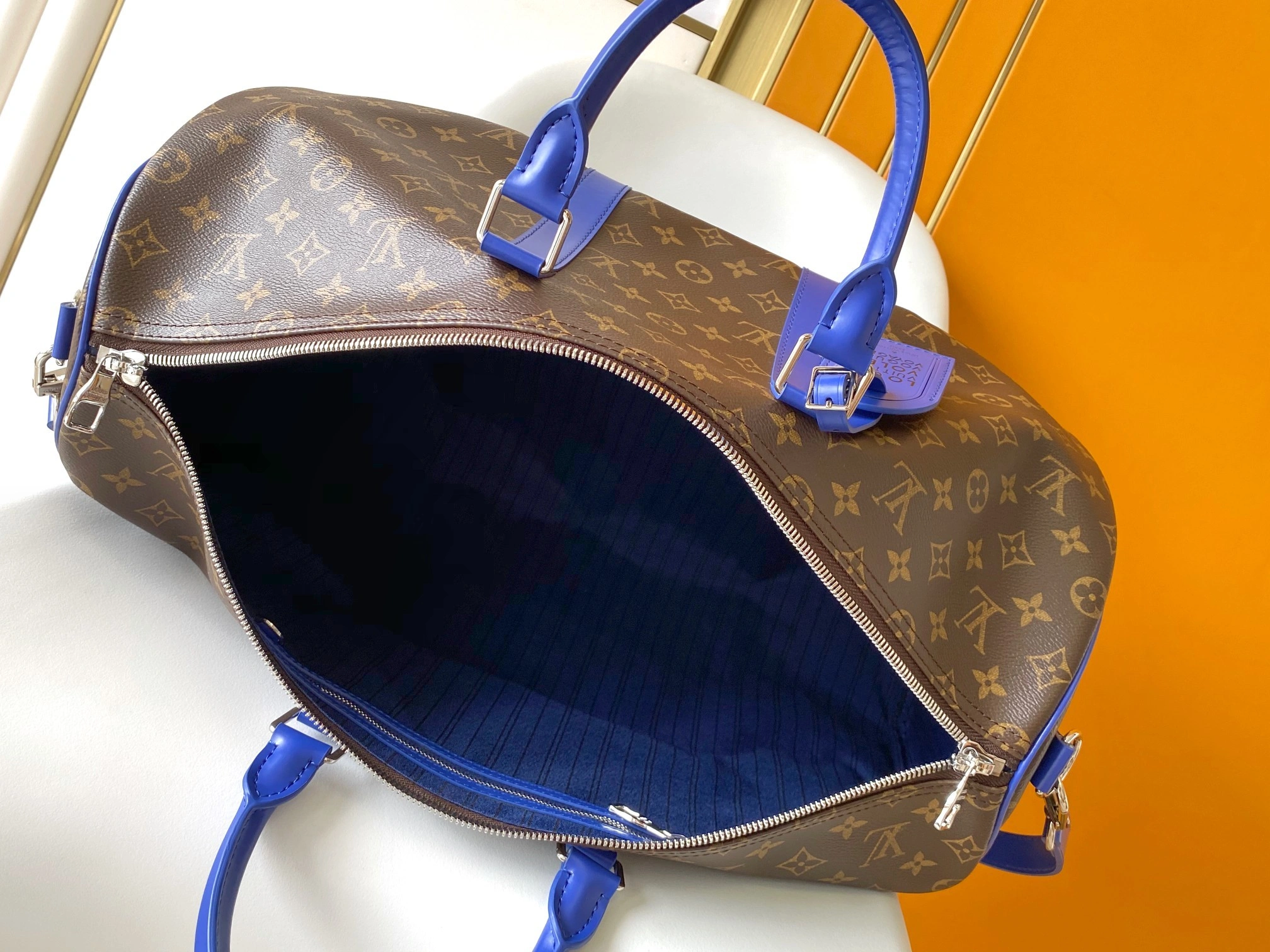 MOMO-- 8V M12633 high quality version Keepall Bandoulière 50 cowhide item:E-B000I1006