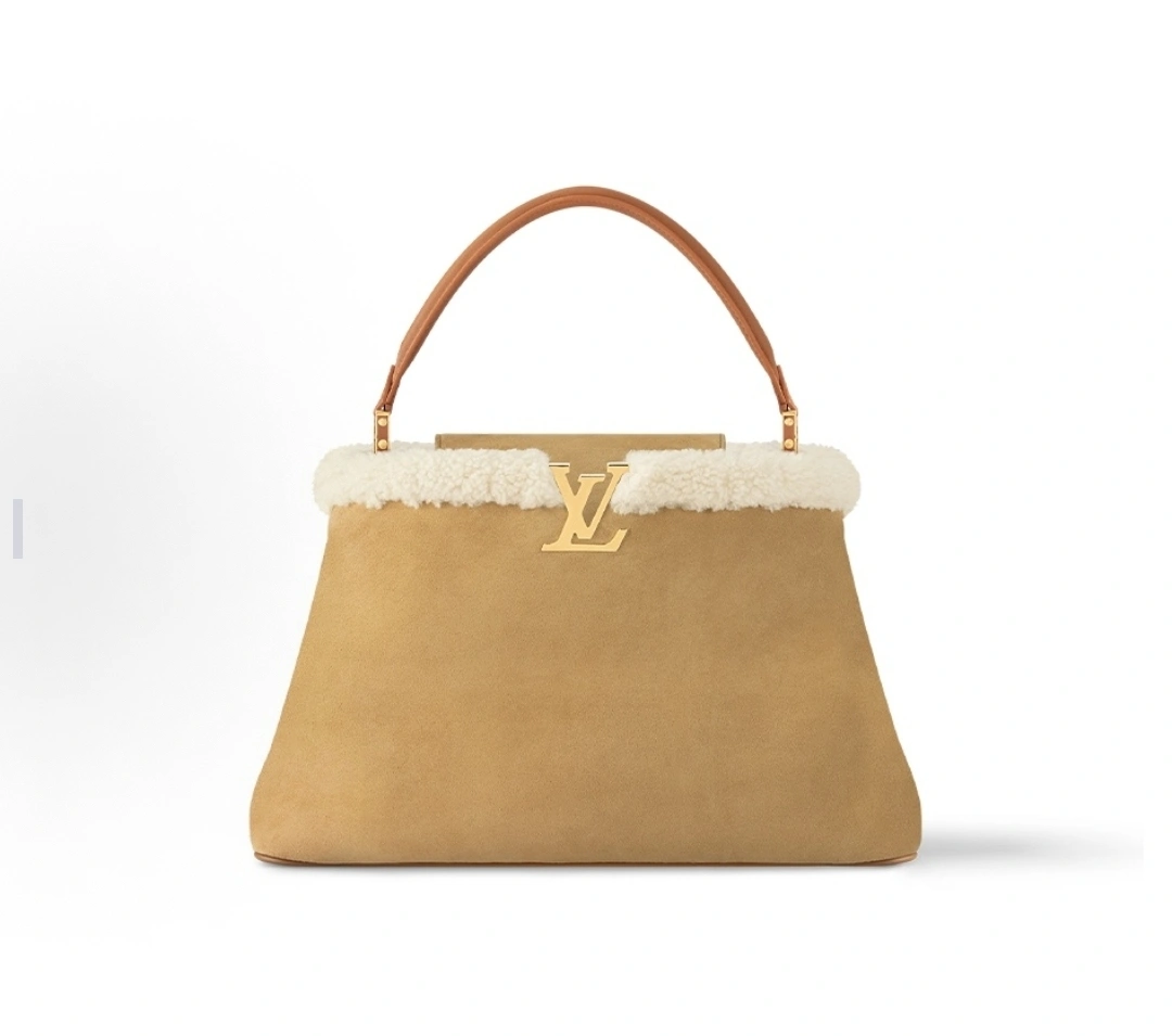 MOMO-- 8V M12784 high quality version Capucines Souple cowhide wool item:E-B330C0564