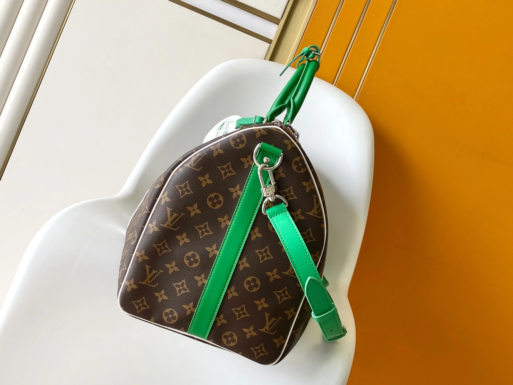 MOMO-- 8V M13926 high quality version Keepall Bandoulière 50 cowhide item:E-B000H2756