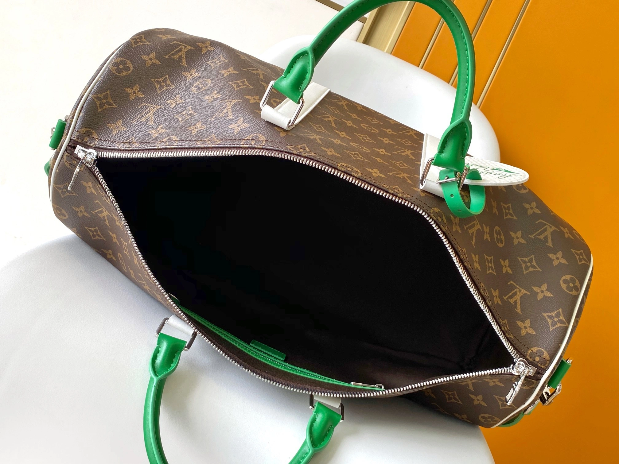 MOMO-- 8V M13926 high quality version Keepall Bandoulière 50 cowhide item:E-B000H2756