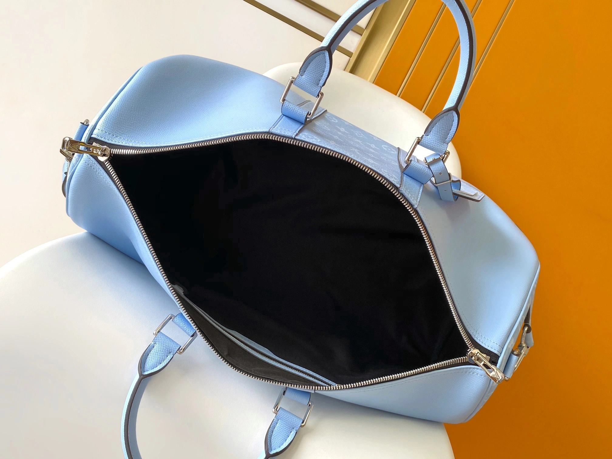 MOMO-- 8V M14122 high quality version Keepall Bandoulière 50 cowhide item:F-B000A1412