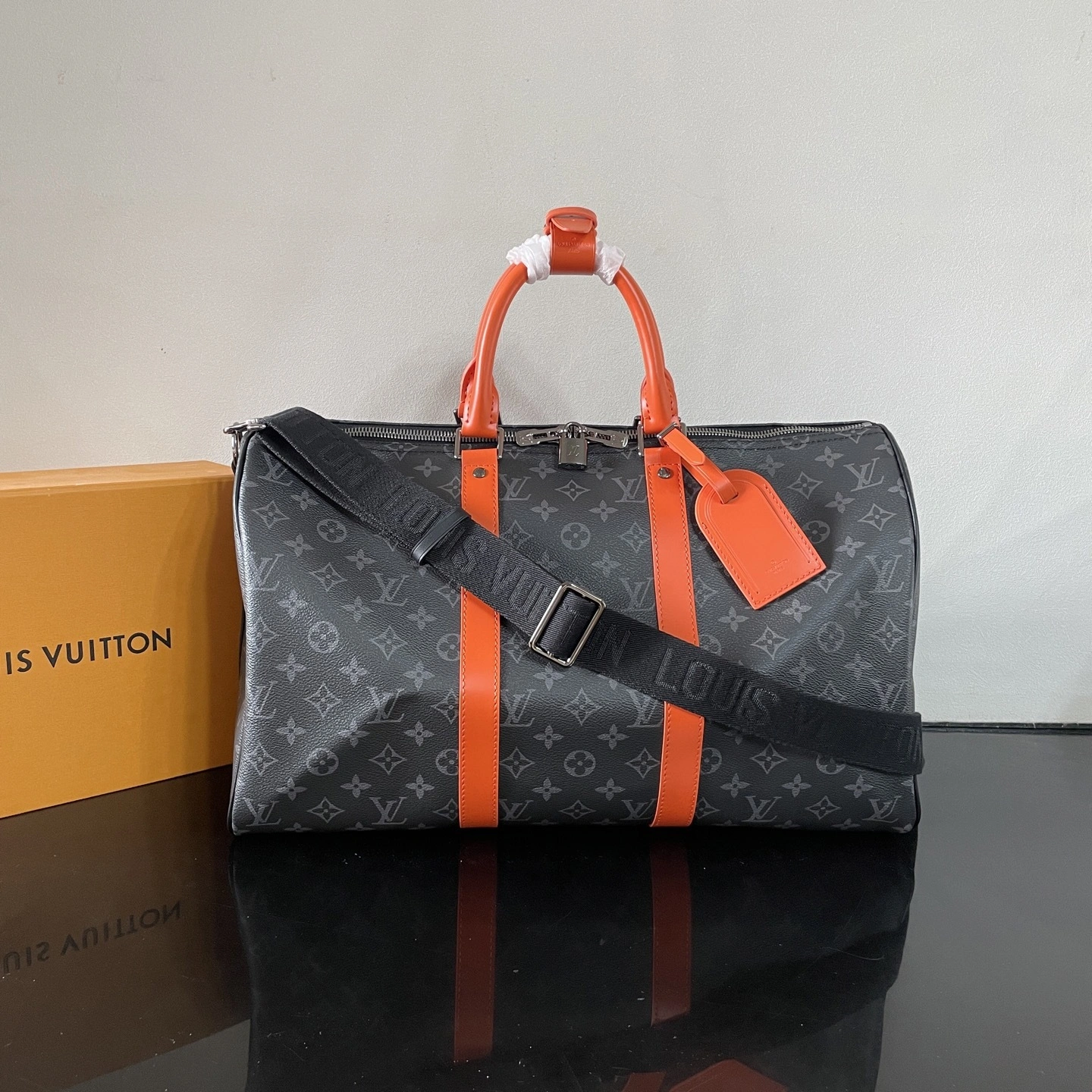 MOMO-- 8V M15251 high quality version Keepall Bandoulière 45 cowhide item:E-B177I2144