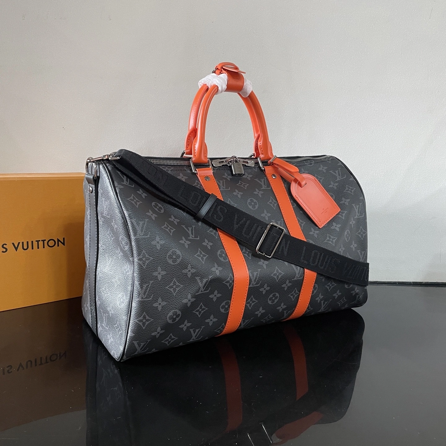 MOMO-- 8V M15251 high quality version Keepall Bandoulière 45 cowhide item:E-B177I2144