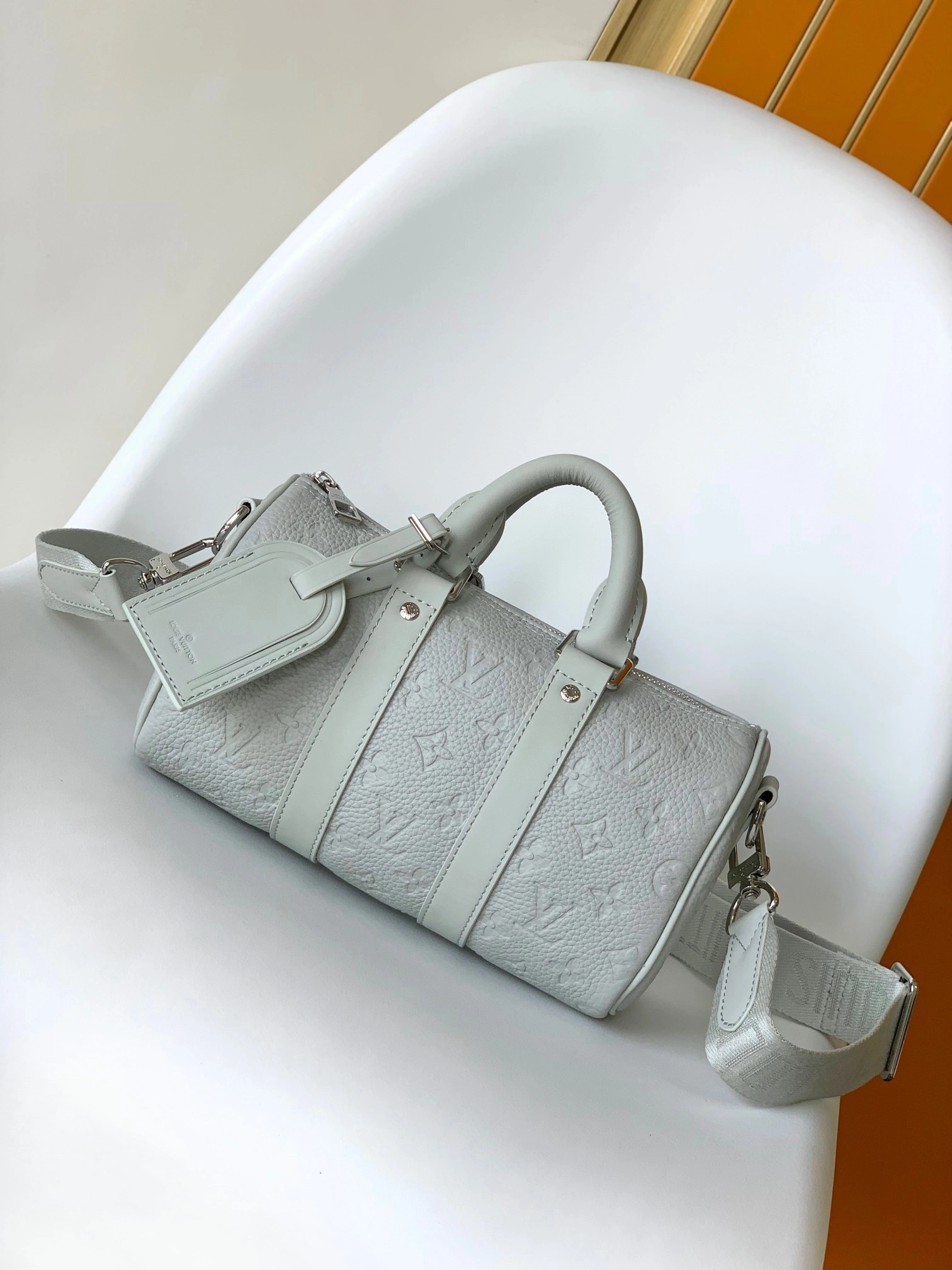 MOMO-- 8V M23163 high quality version Keepall Bandoulière 25 cowhide item:D-B225J0862