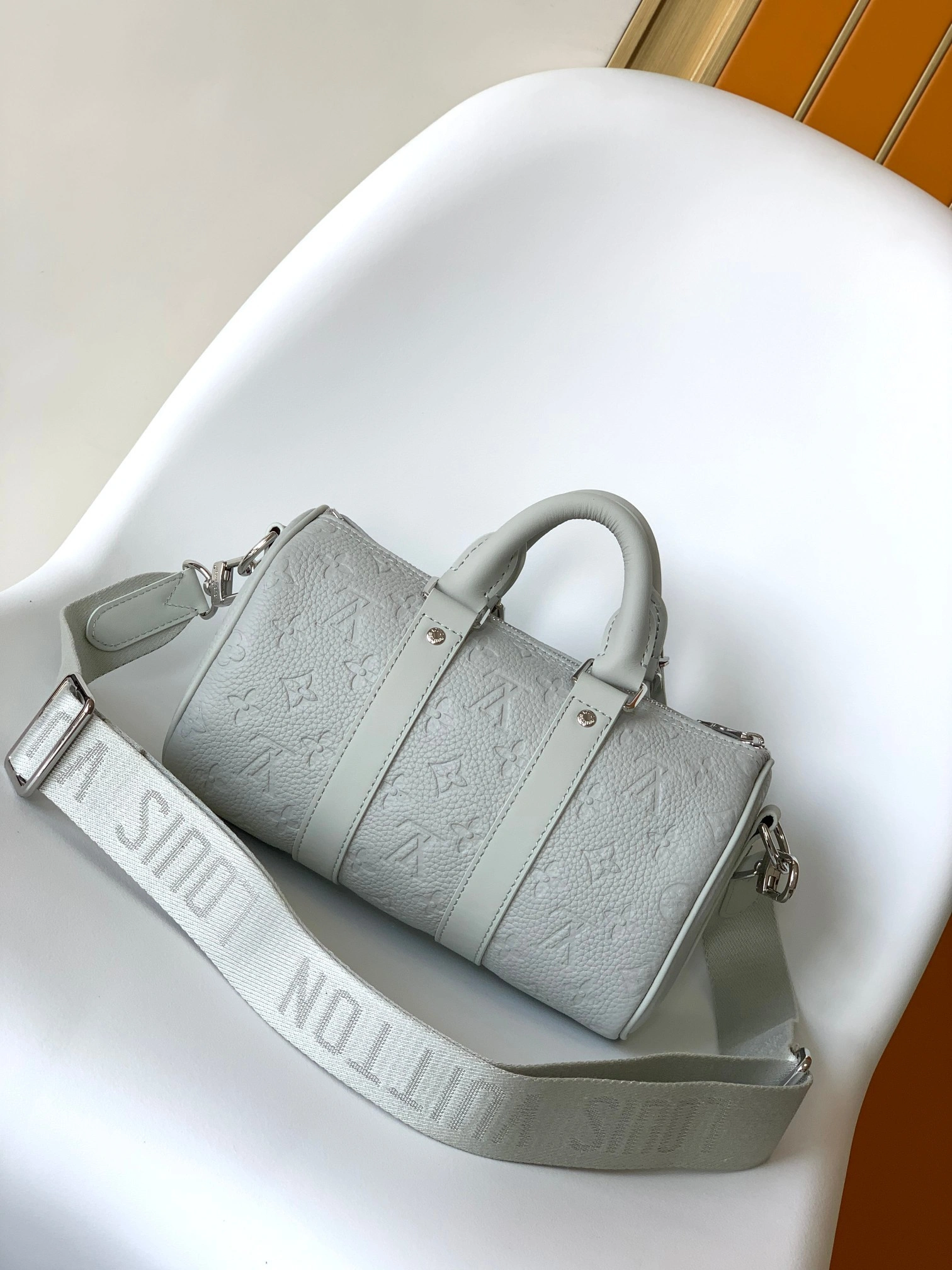 MOMO-- 8V M23163 high quality version Keepall Bandoulière 25 cowhide item:D-B225J0862