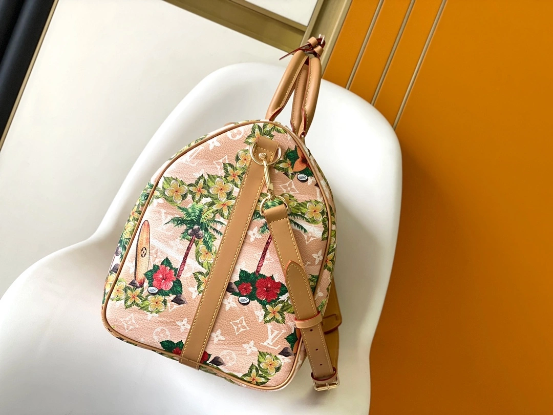 MOMO-- 8V M25002 high quality version Keepall Bandoulière 50 cowhide item:E-B225A1722