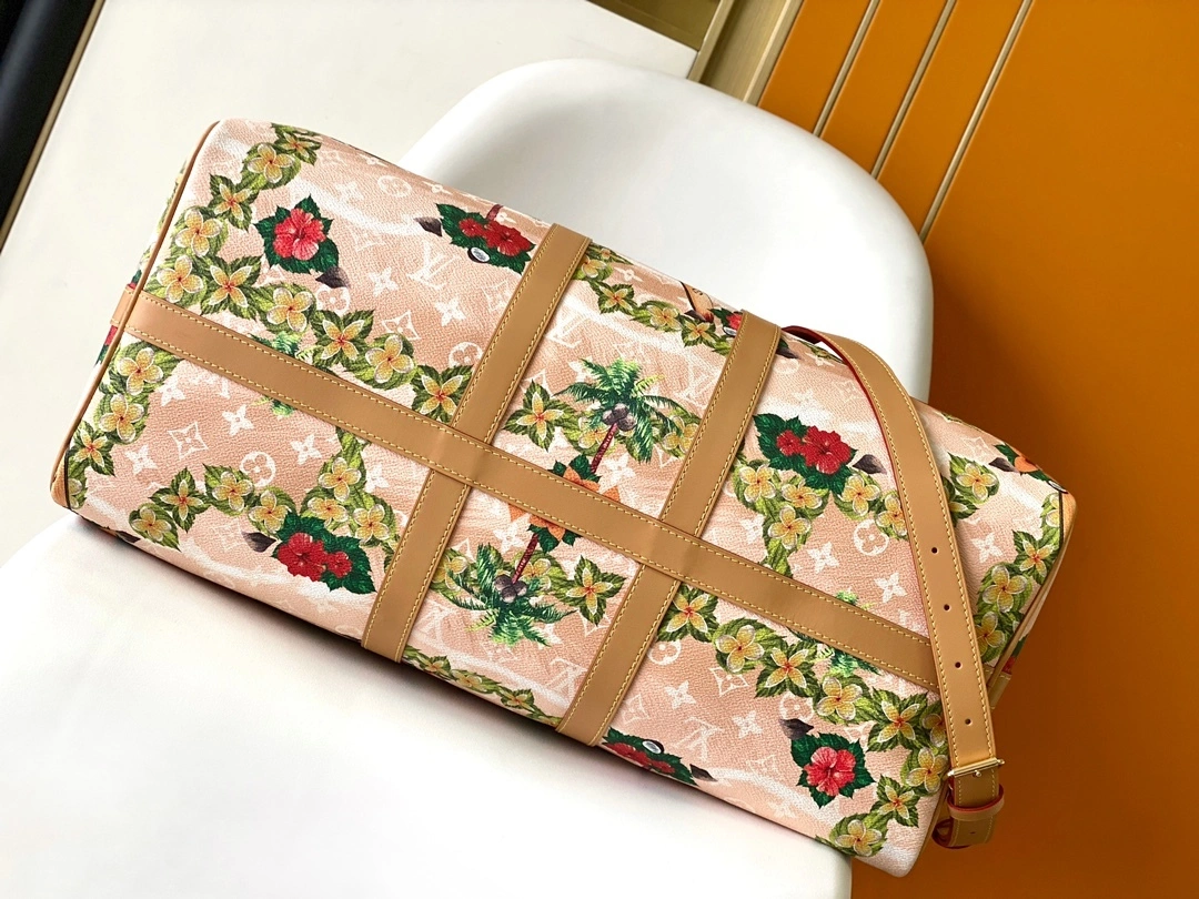 MOMO-- 8V M25002 high quality version Keepall Bandoulière 50 cowhide item:E-B225A1722