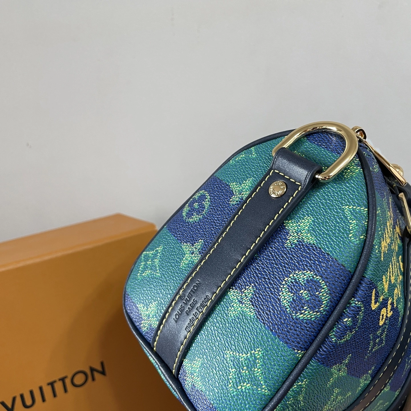 MOMO-- 8V M25786 high quality version Keepall Bandoulière 25 cowhide item:E-B177J1849