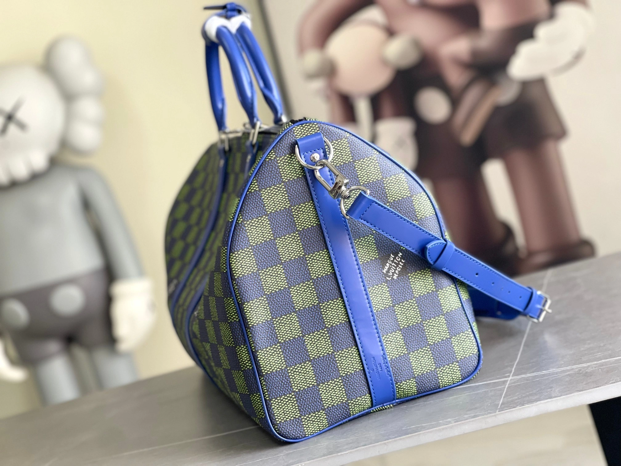&MOMO-- 8V N00161 high quality version Keepall Bandoulière 50 cowhide item:E-B225C0526