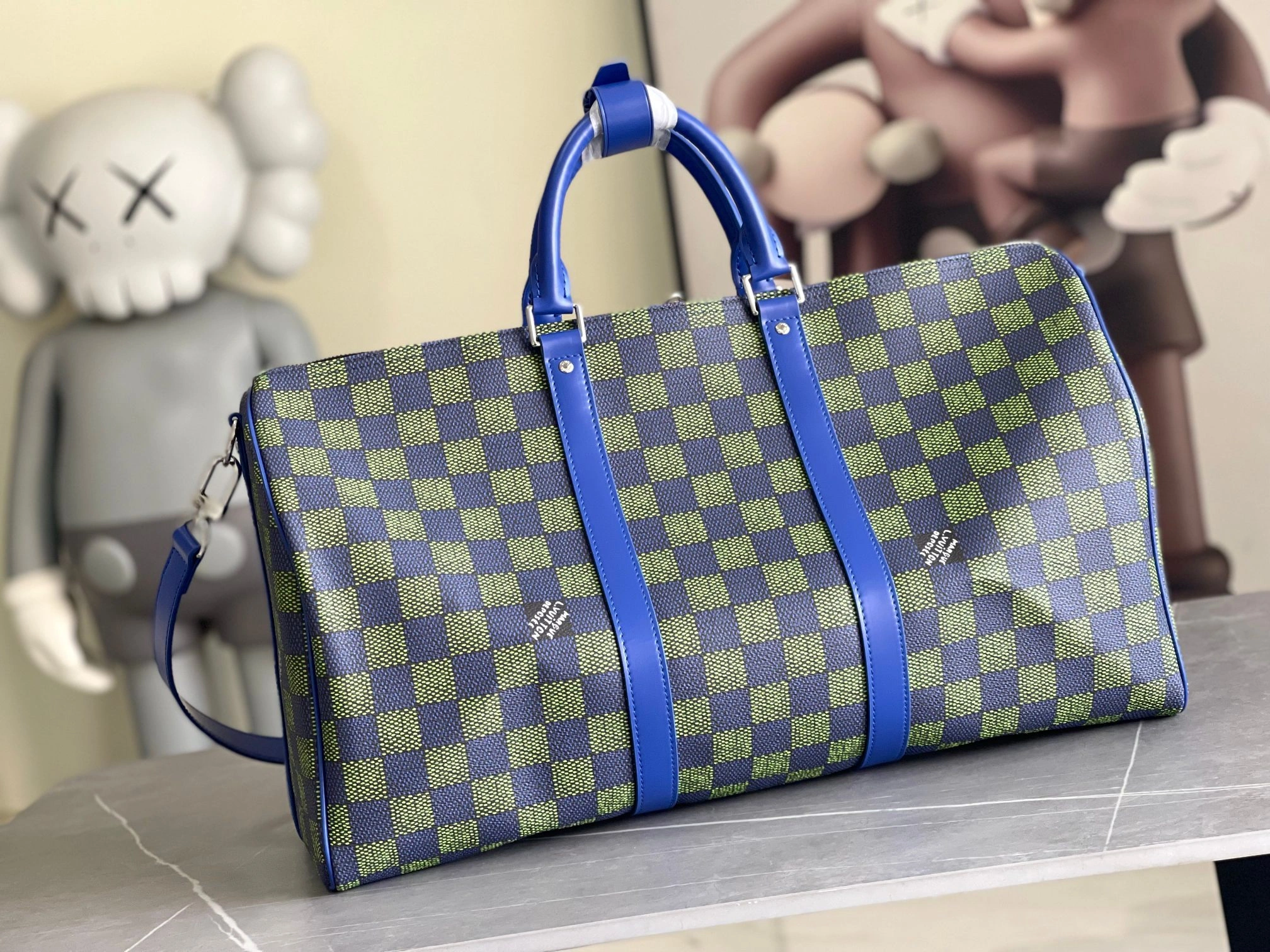 &MOMO-- 8V N00161 high quality version Keepall Bandoulière 50 cowhide item:E-B225C0526