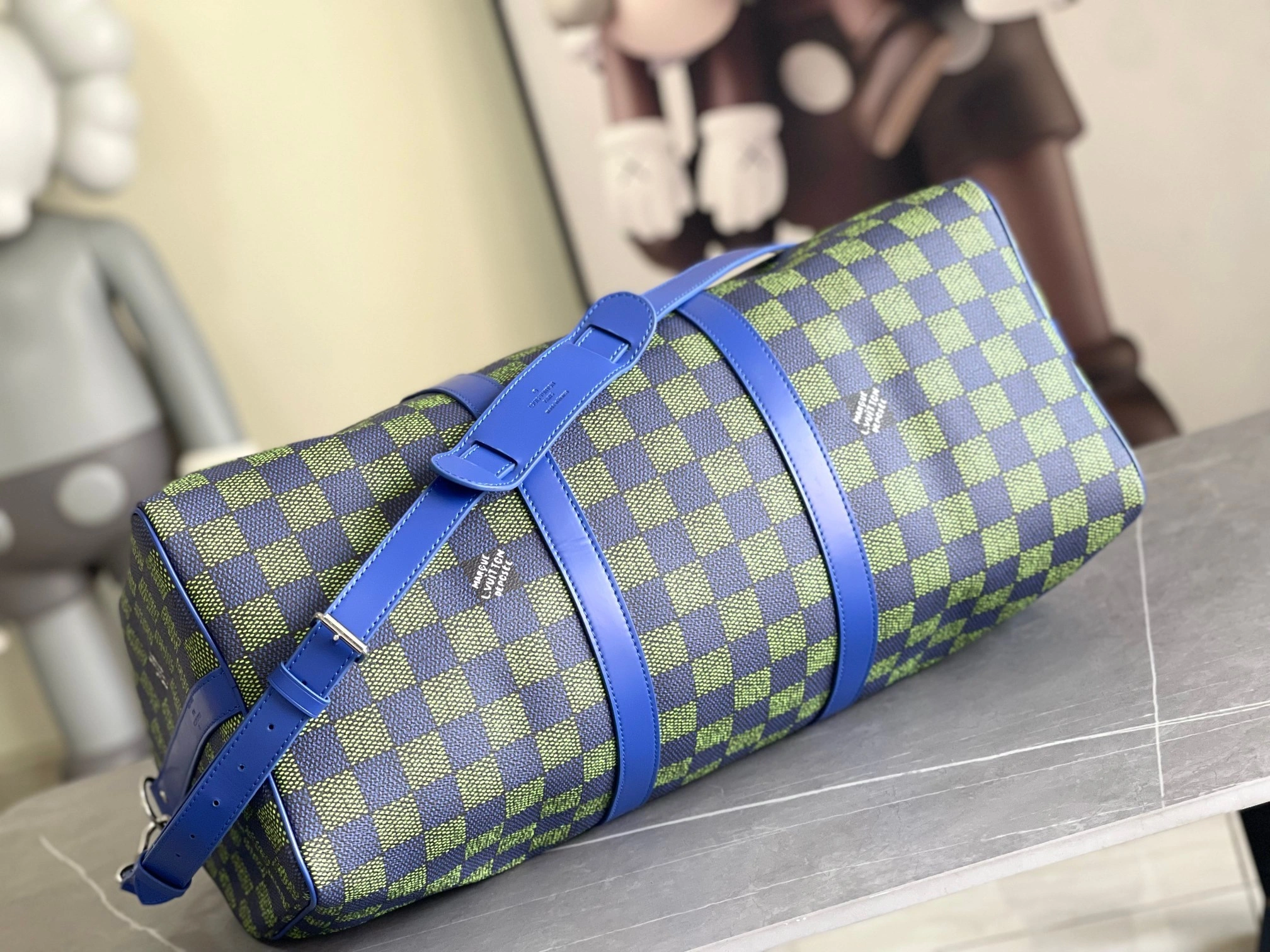 &MOMO-- 8V N00161 high quality version Keepall Bandoulière 50 cowhide item:E-B225C0526