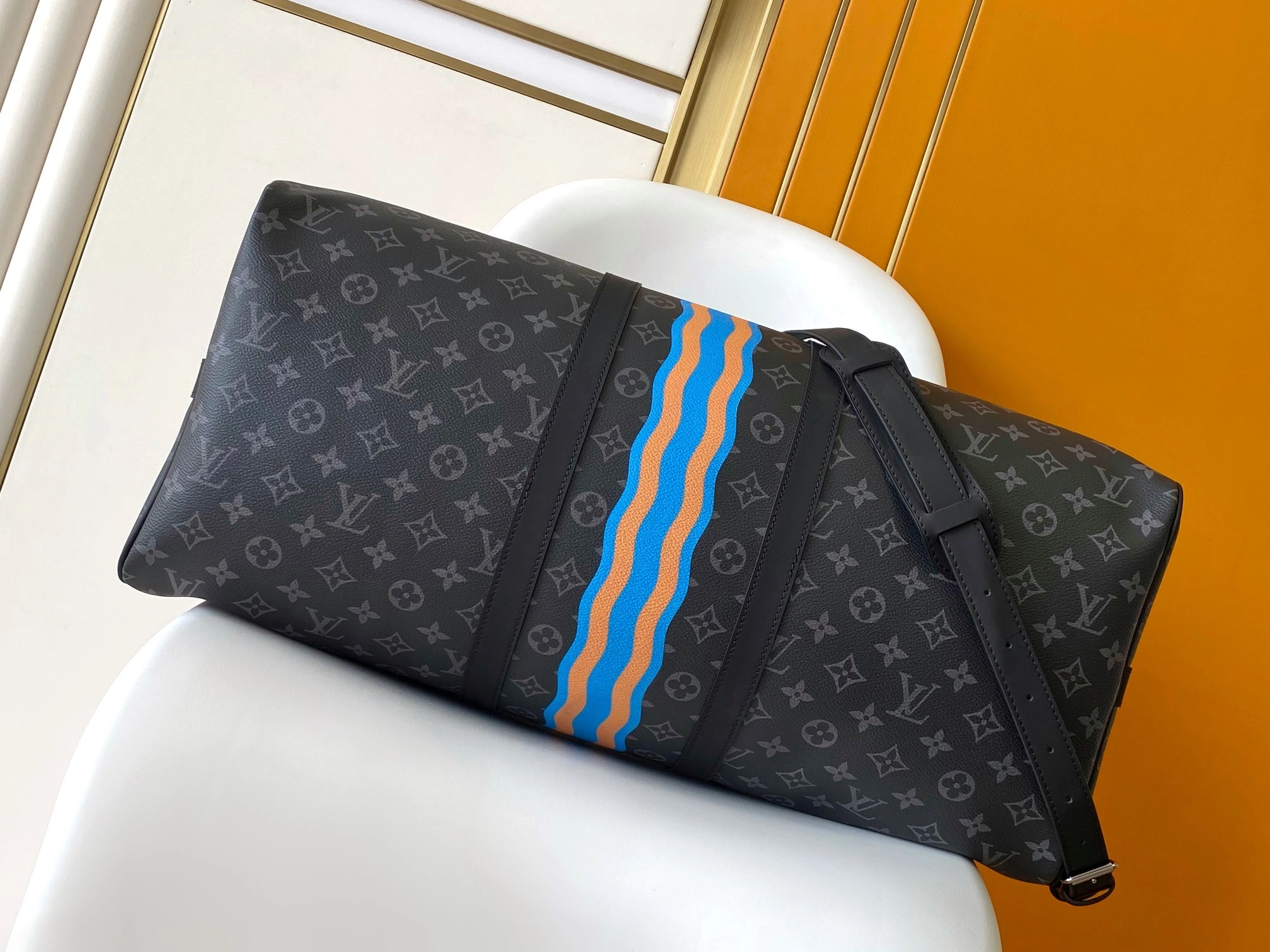 MOMO-- 8V P01951 high quality version Keepall 55 Bandoulière cowhide item:E-B177I0343